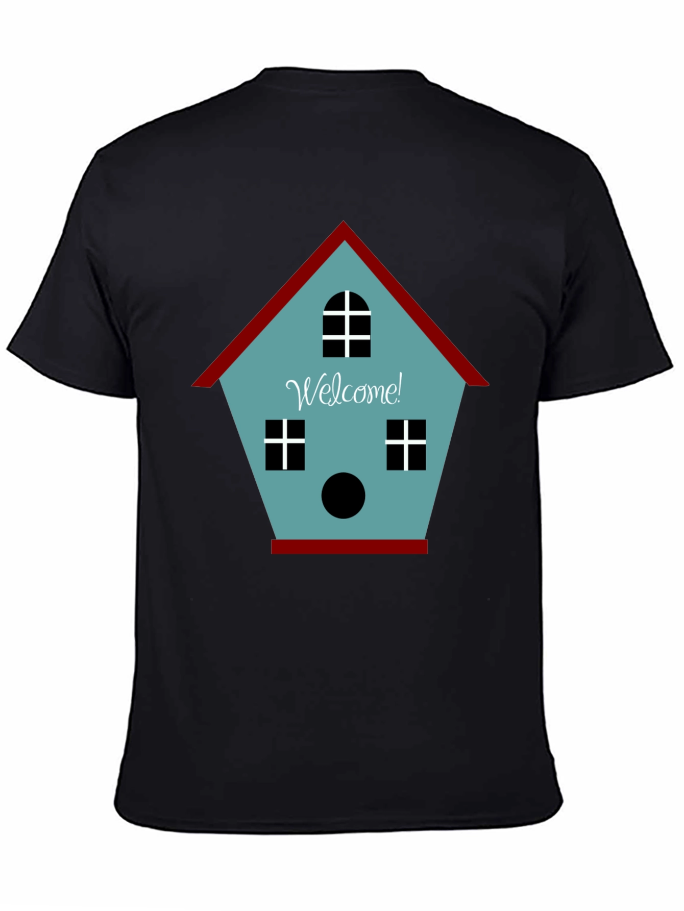 Welcome Birdhouse Graphic Tee - Casual Comfort