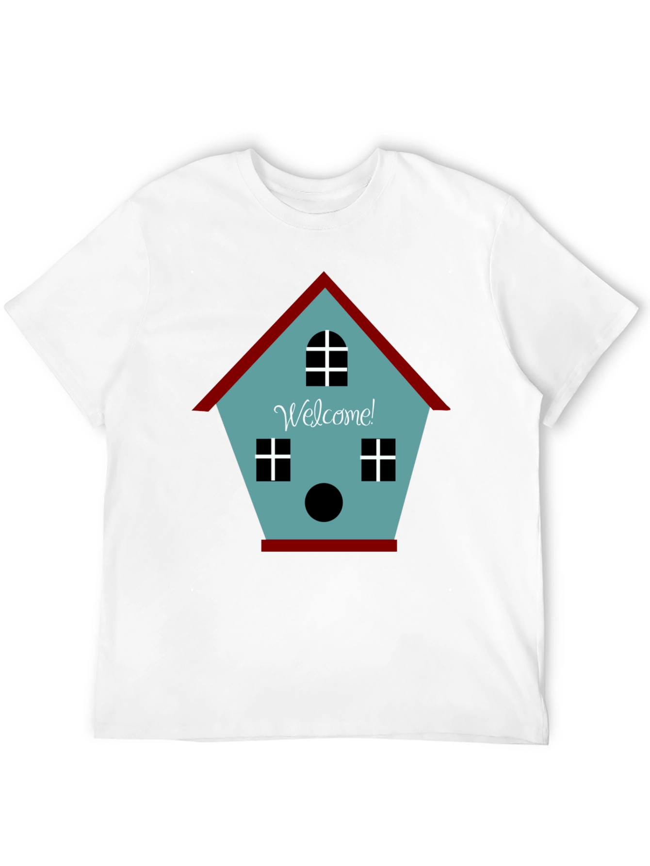 Welcome Birdhouse Graphic Tee - Casual Comfort