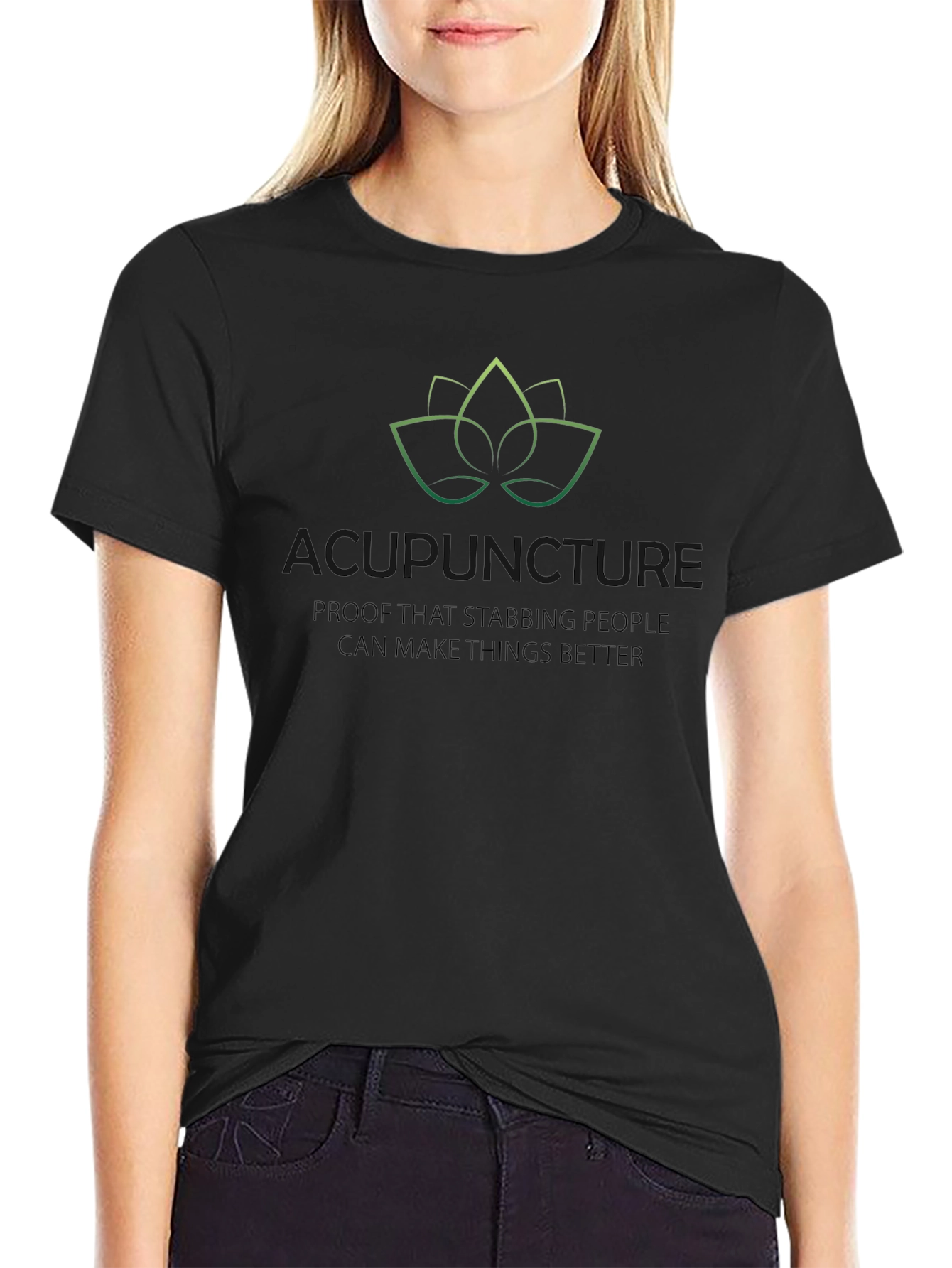 Acupuncture Stabbing People T-Shirt