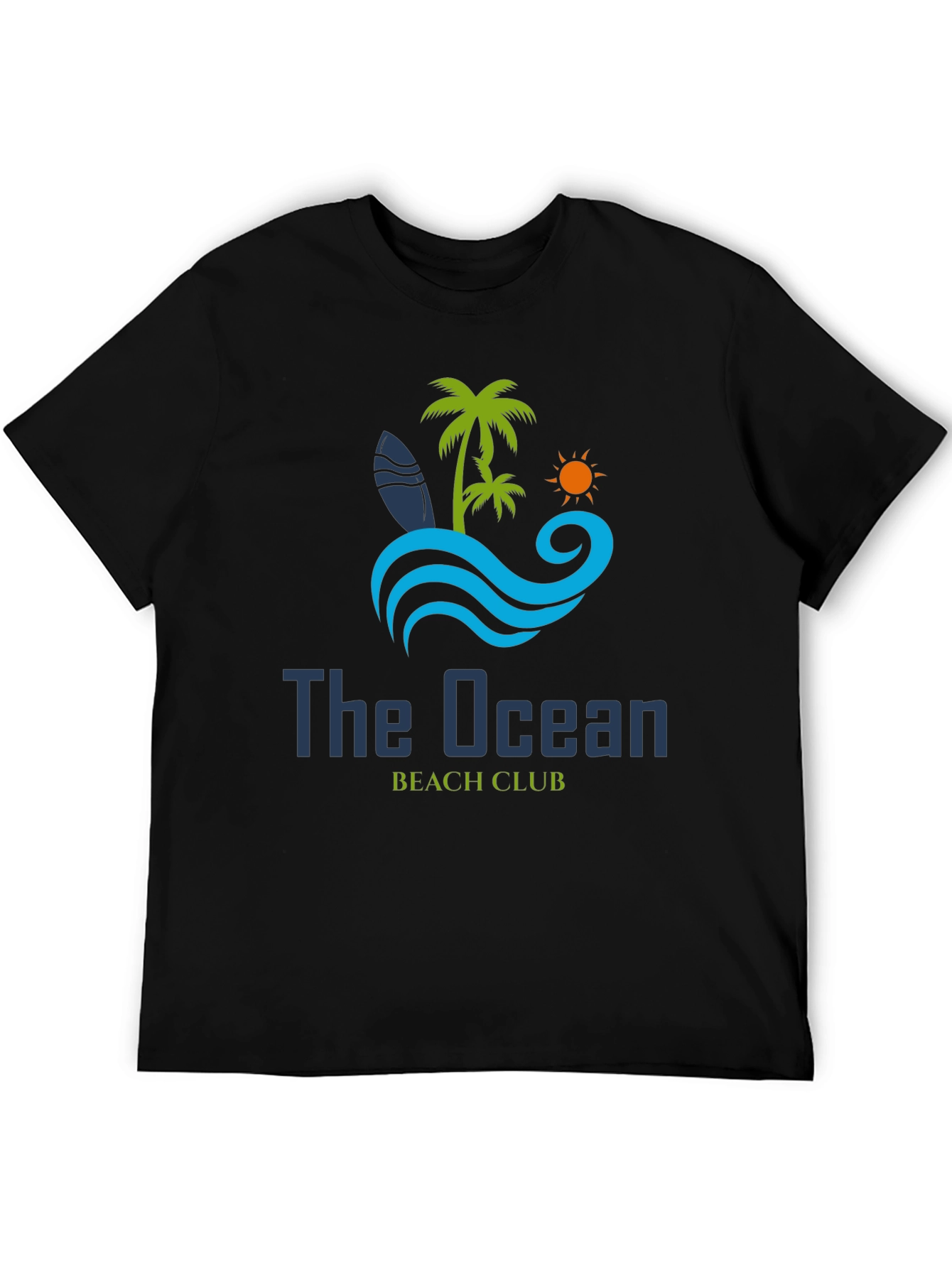 The Ocean Beach Club Black T-Shirt