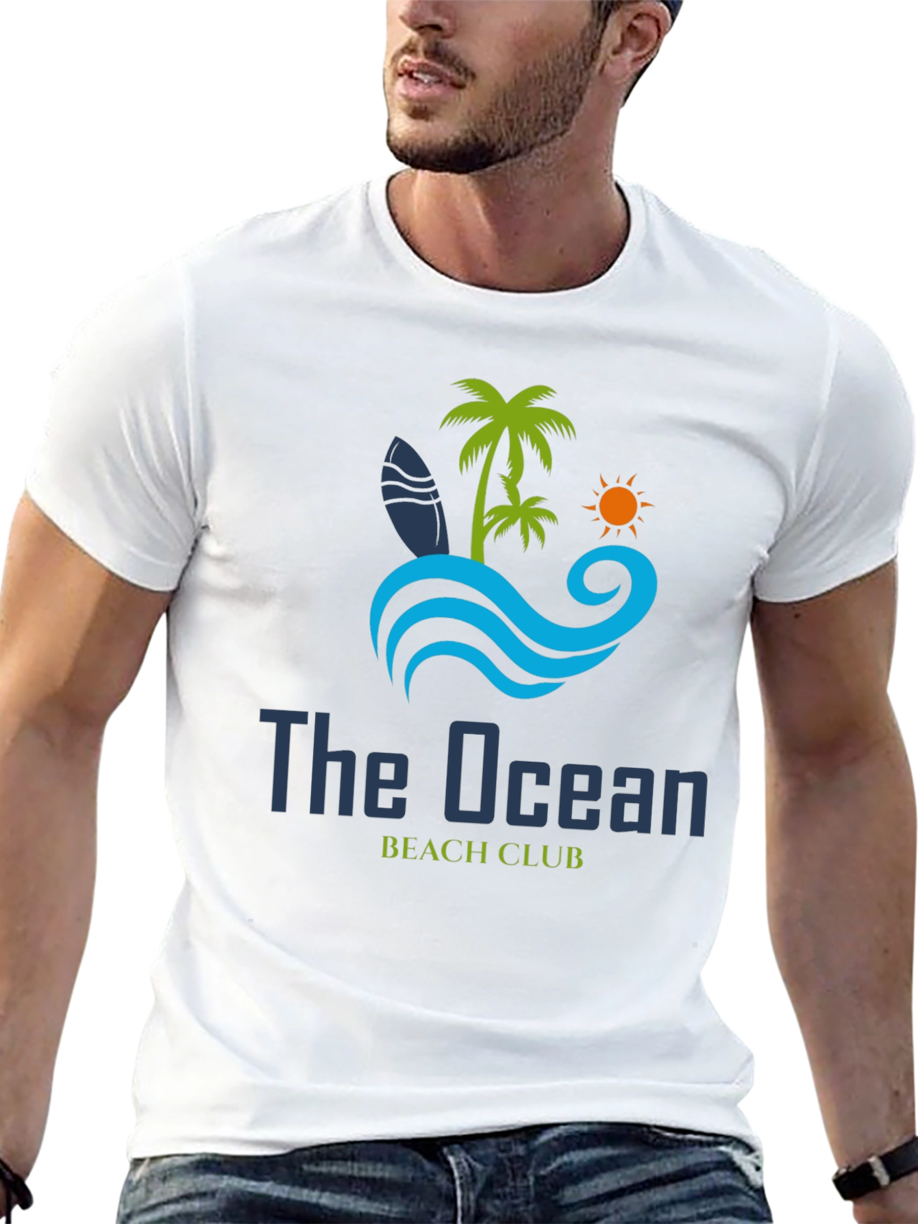 The Ocean Beach Club Black T-Shirt