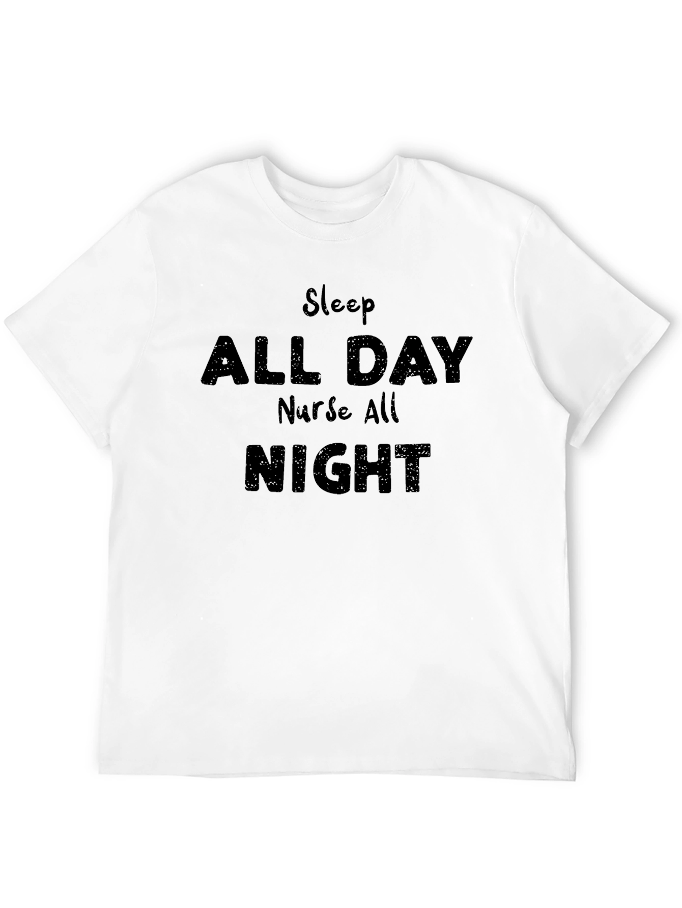 Nurse All Day & Night Graphic T-Shirt