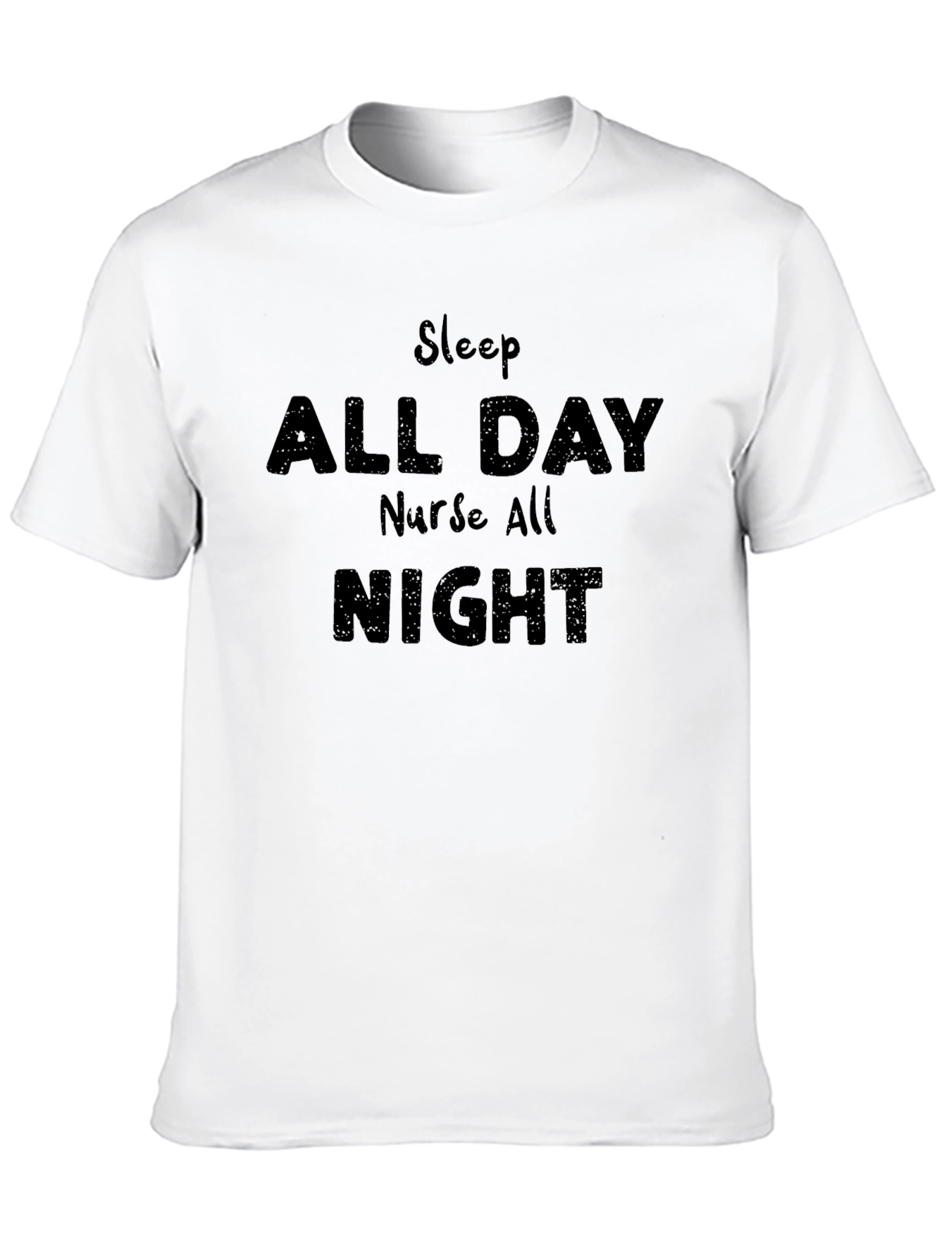 Nurse All Day & Night Graphic T-Shirt