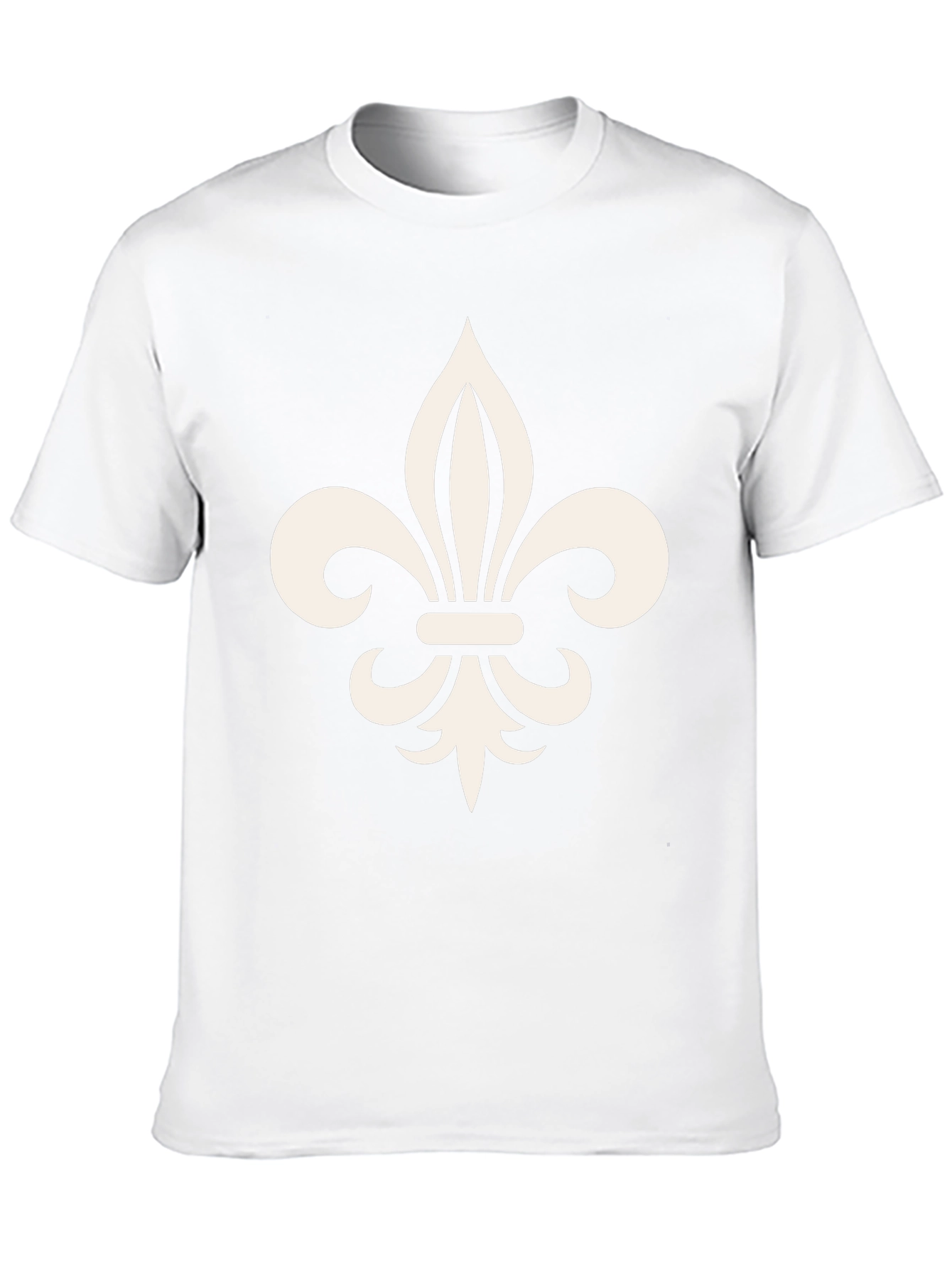 Fleur-de-lis Black T-Shirt - Classic Design