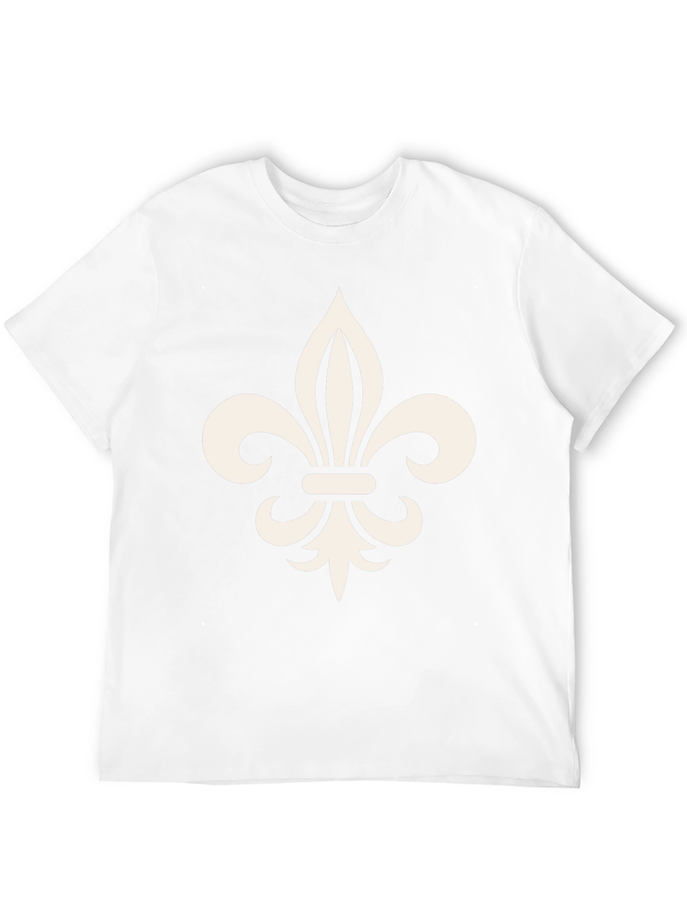 Fleur-de-lis Black T-Shirt - Classic Design