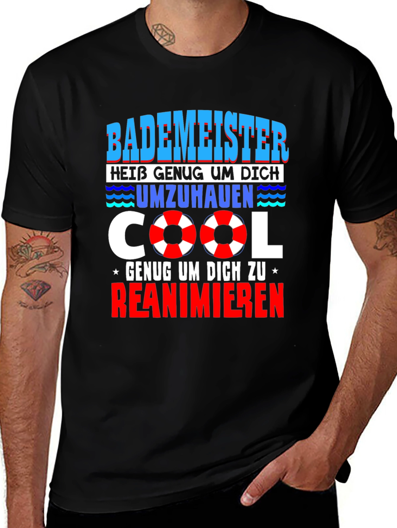 Funny Bademeister (Lifeguard) T-Shirt