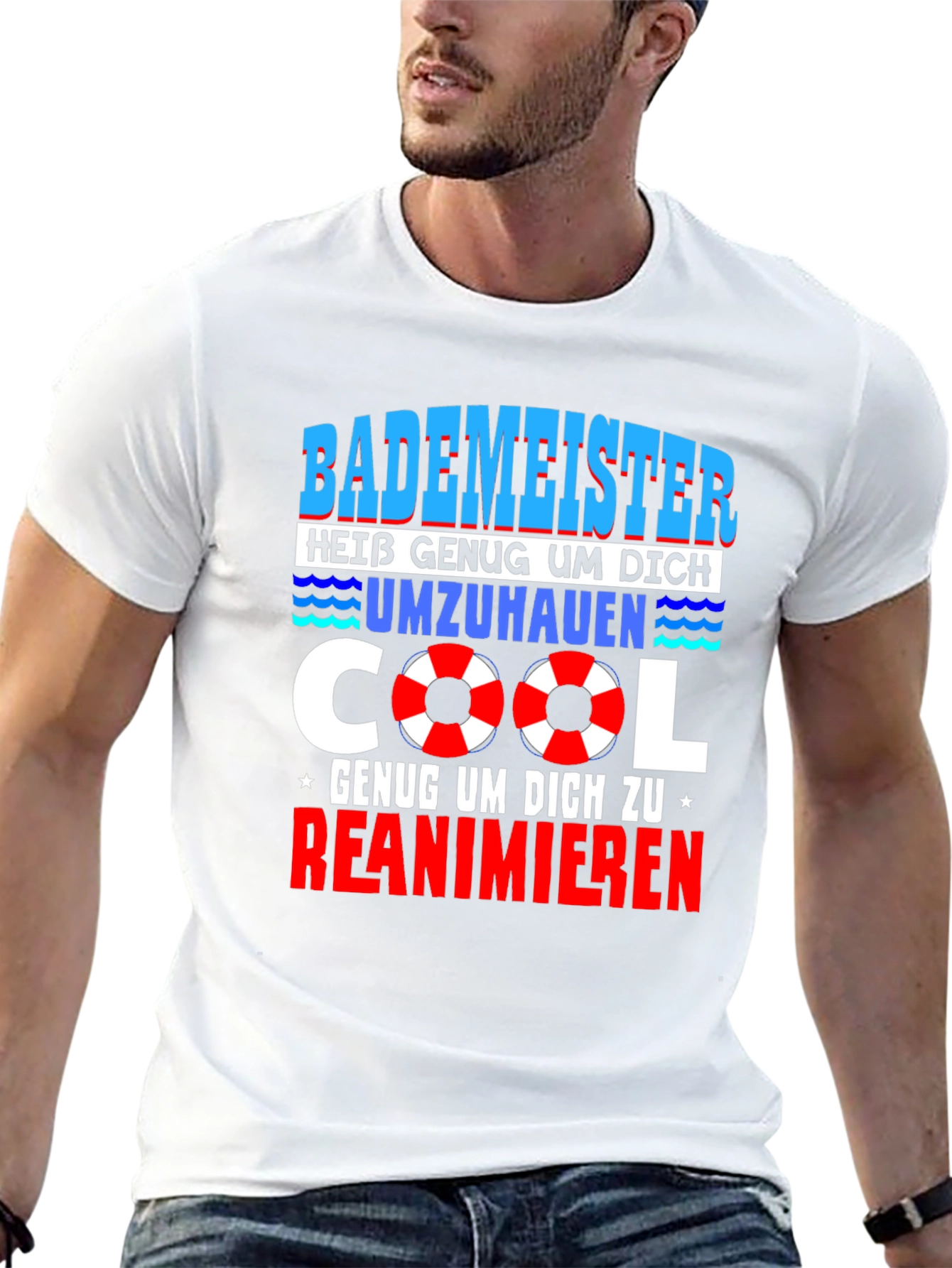 Funny Bademeister (Lifeguard) T-Shirt
