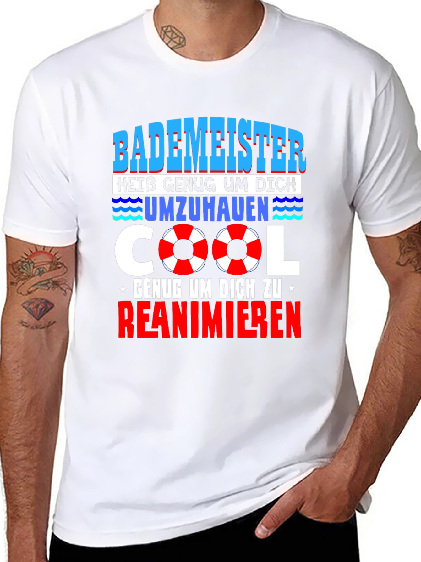 Funny Bademeister (Lifeguard) T-Shirt
