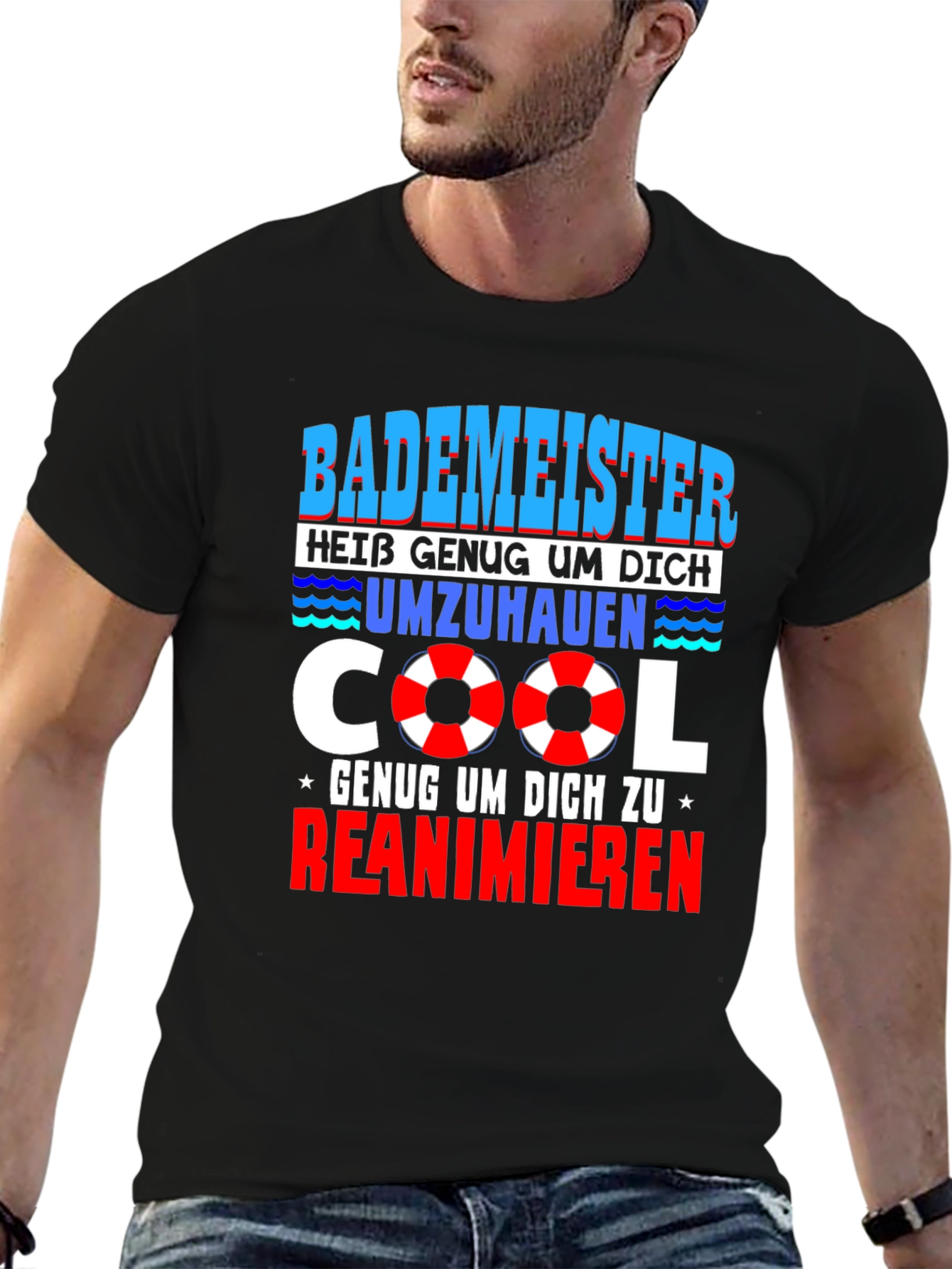 Funny Bademeister (Lifeguard) T-Shirt