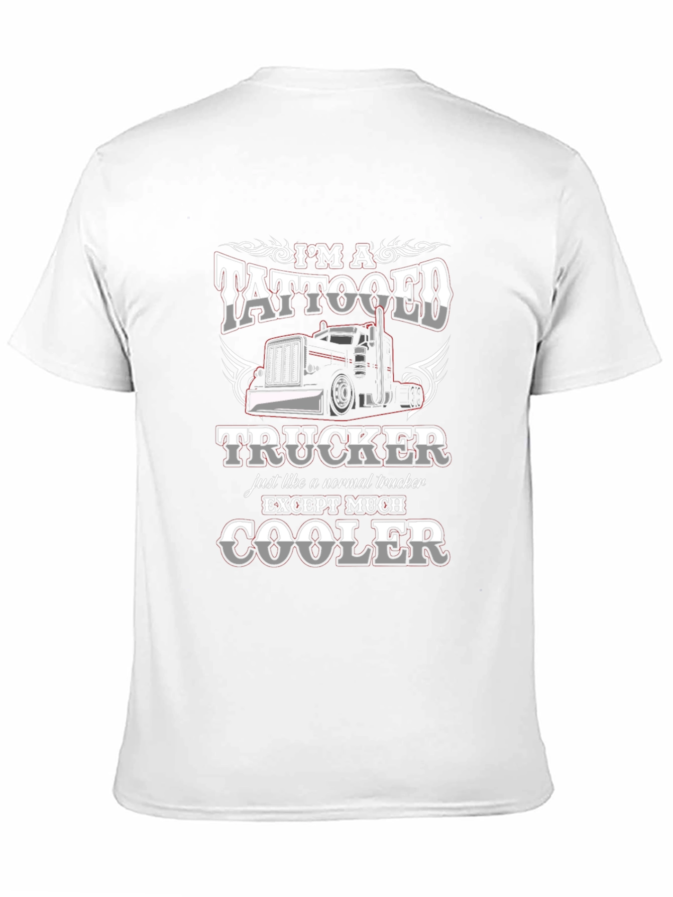 Tattooed Trucker T-Shirt: Much Cooler