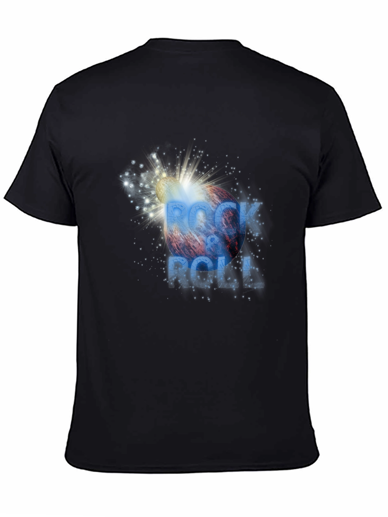 Rock & Roll Graphic Print T-Shirt
