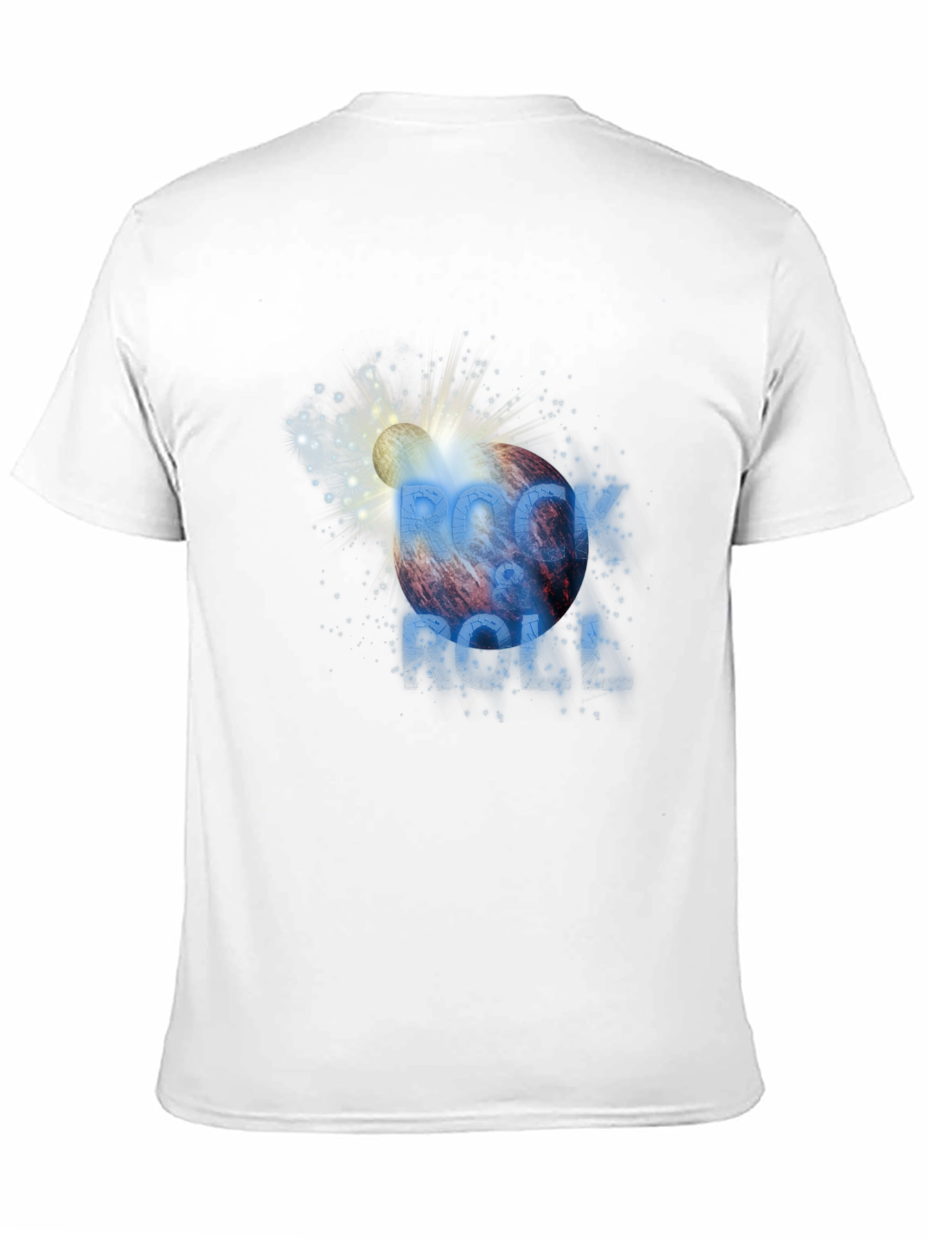 Rock & Roll Graphic Print T-Shirt
