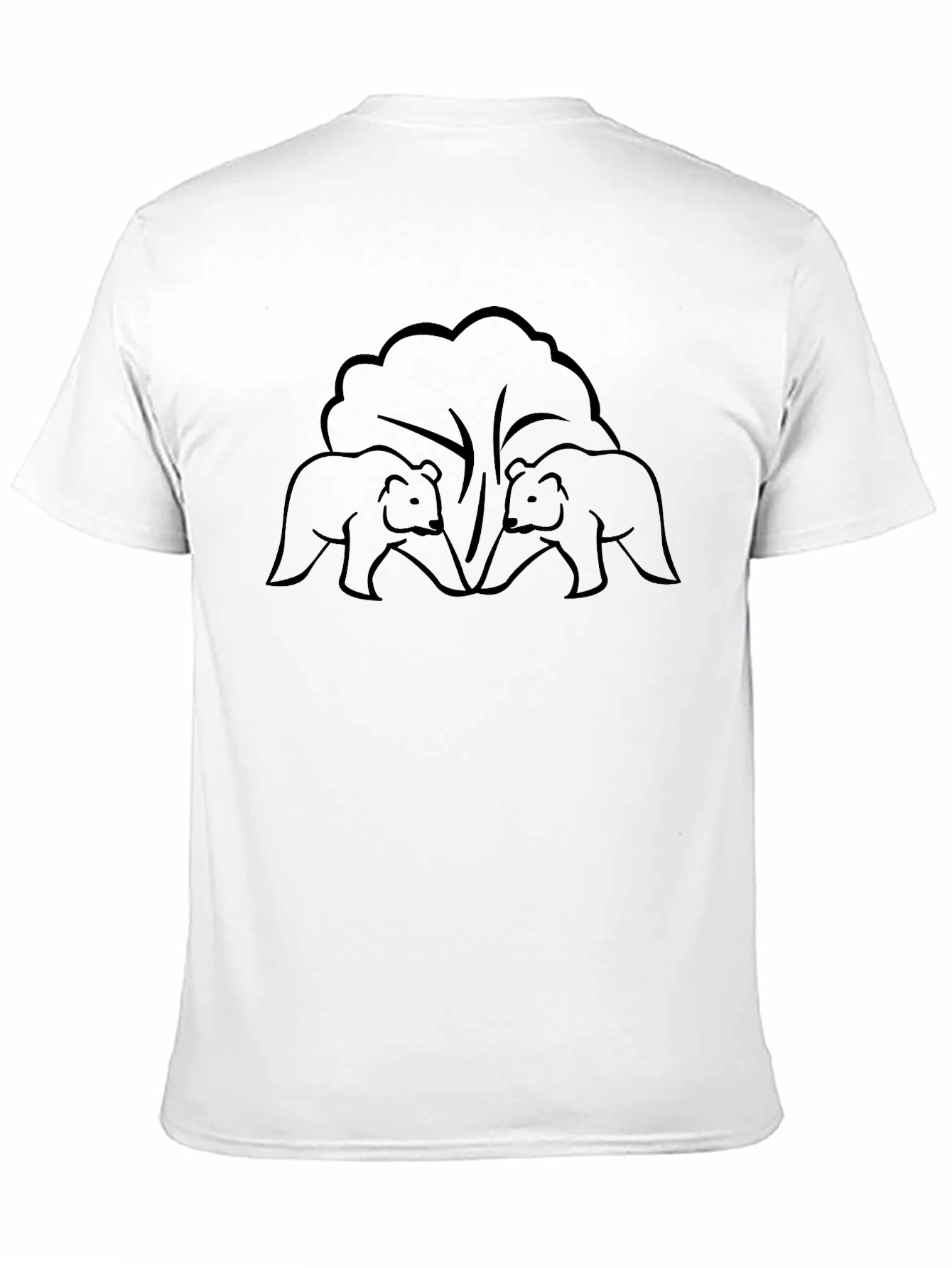 Bear Silhouette T-Shirt - Classic Black Tee