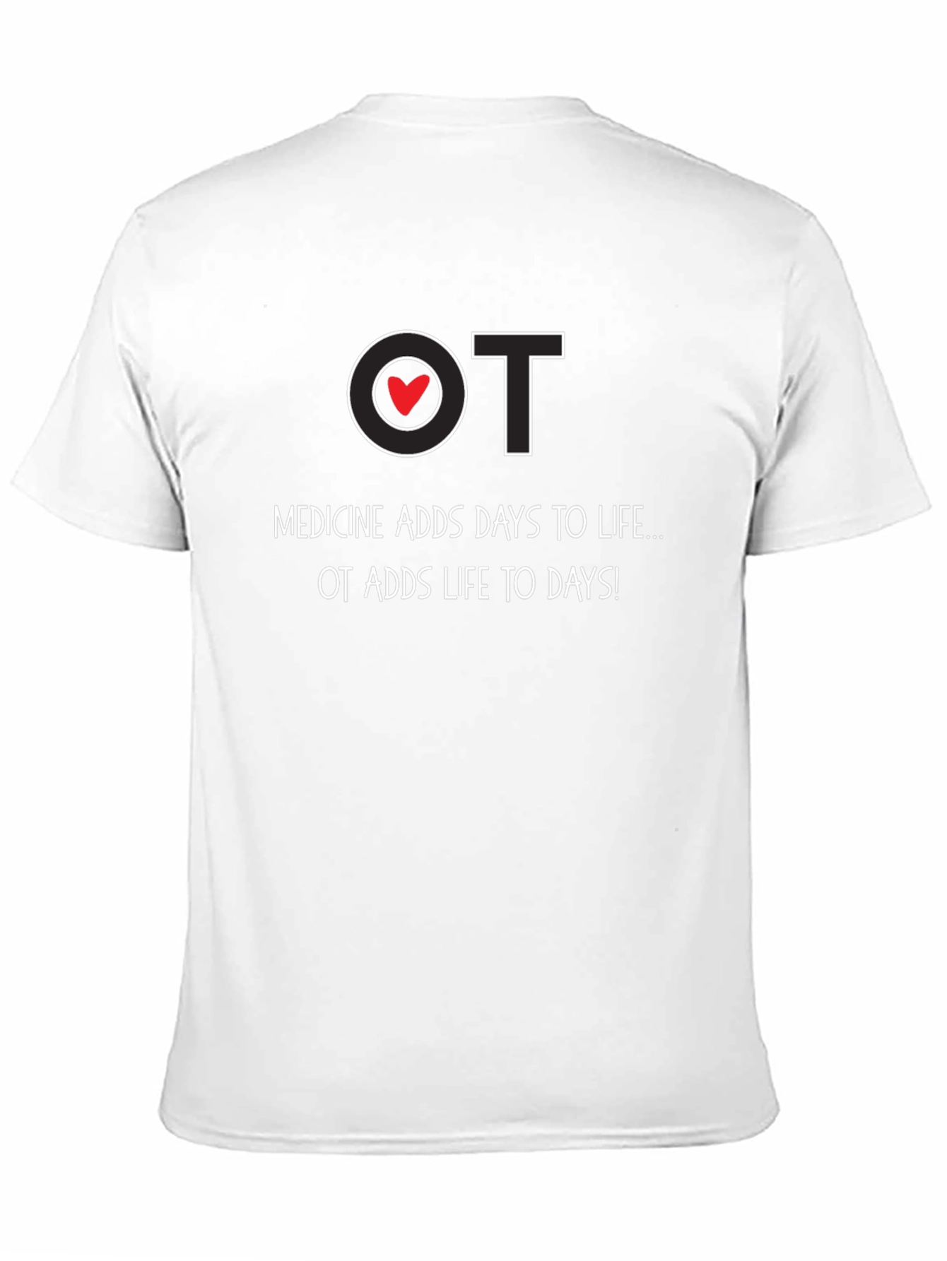 OT Adds Life to Days Black T-Shirt