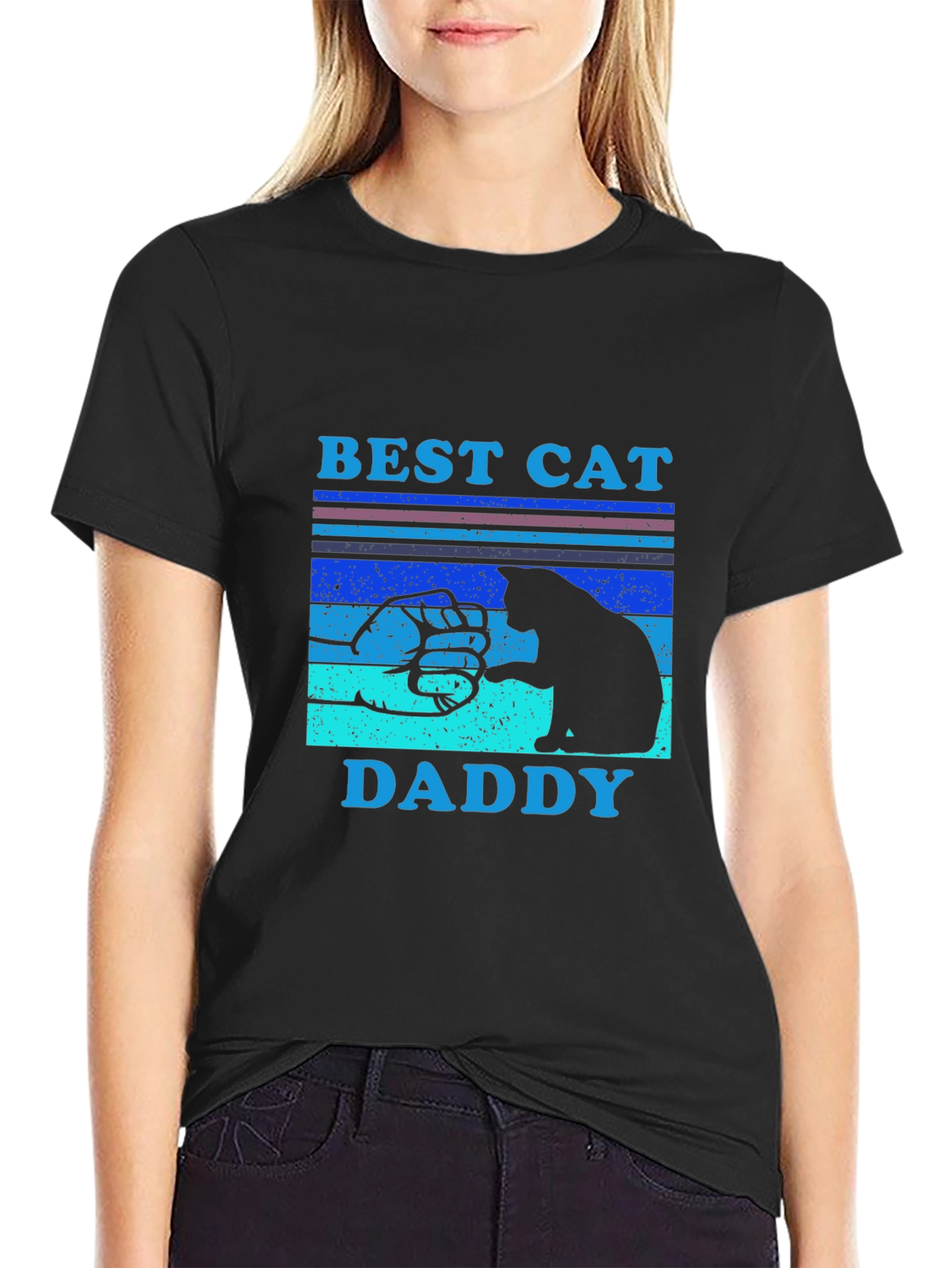 Best Cat Daddy T-Shirt - Cat Lover Gift