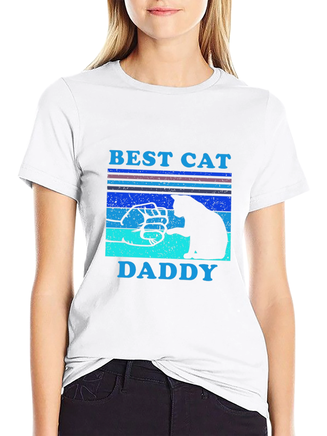 Best Cat Daddy T-Shirt - Cat Lover Gift