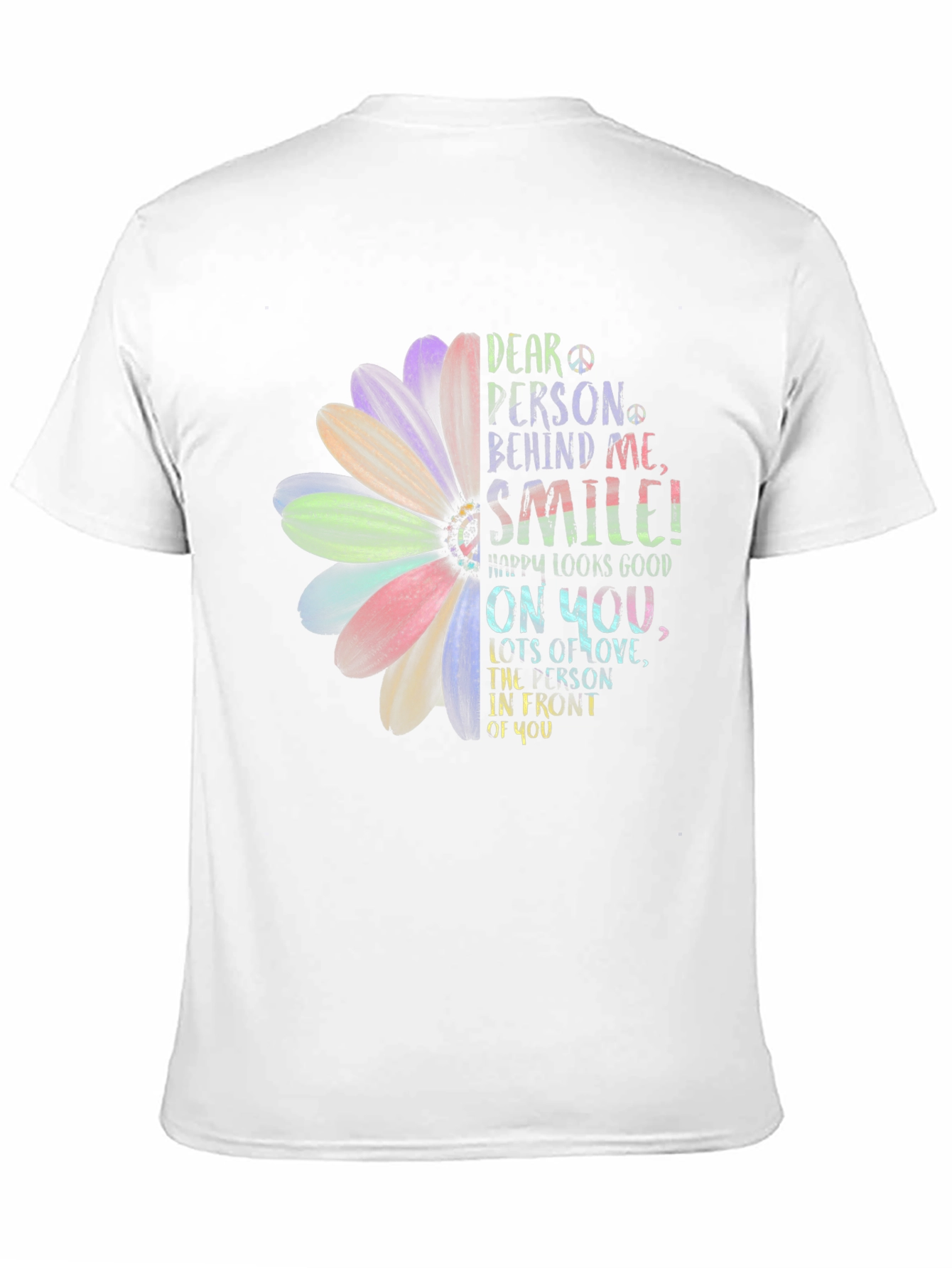 Smile Graphic Tee - Inspiring Positive Message