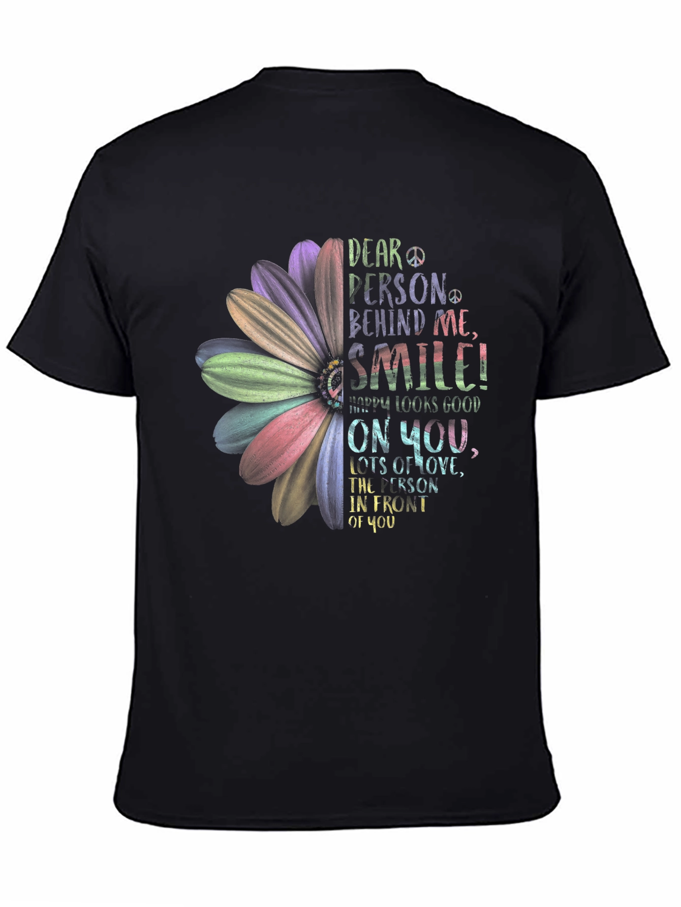 Smile Graphic Tee - Inspiring Positive Message
