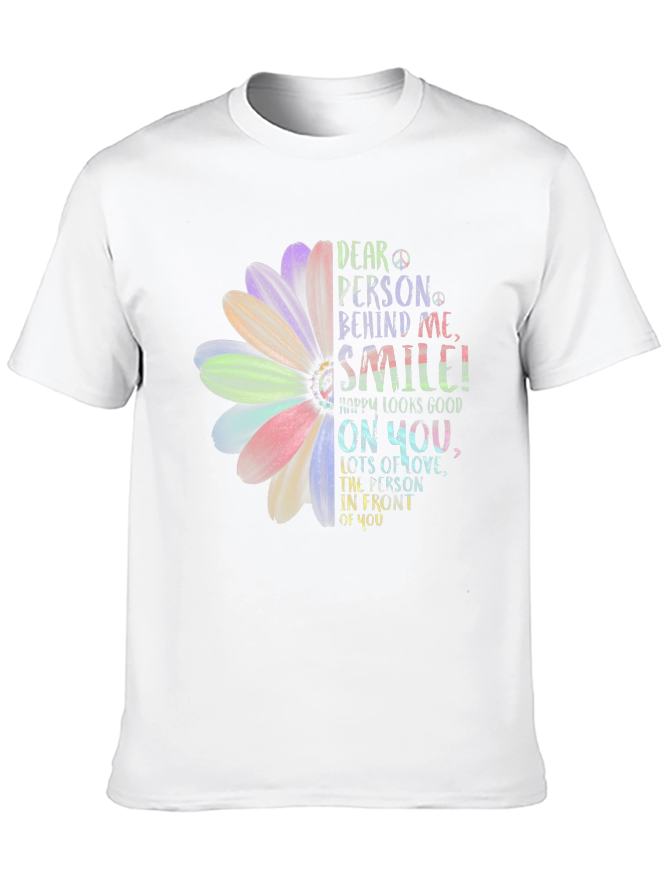 Smile Graphic Tee - Inspiring Positive Message