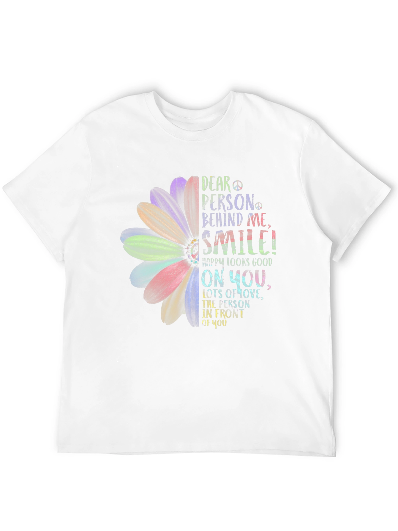 Smile Graphic Tee - Inspiring Positive Message