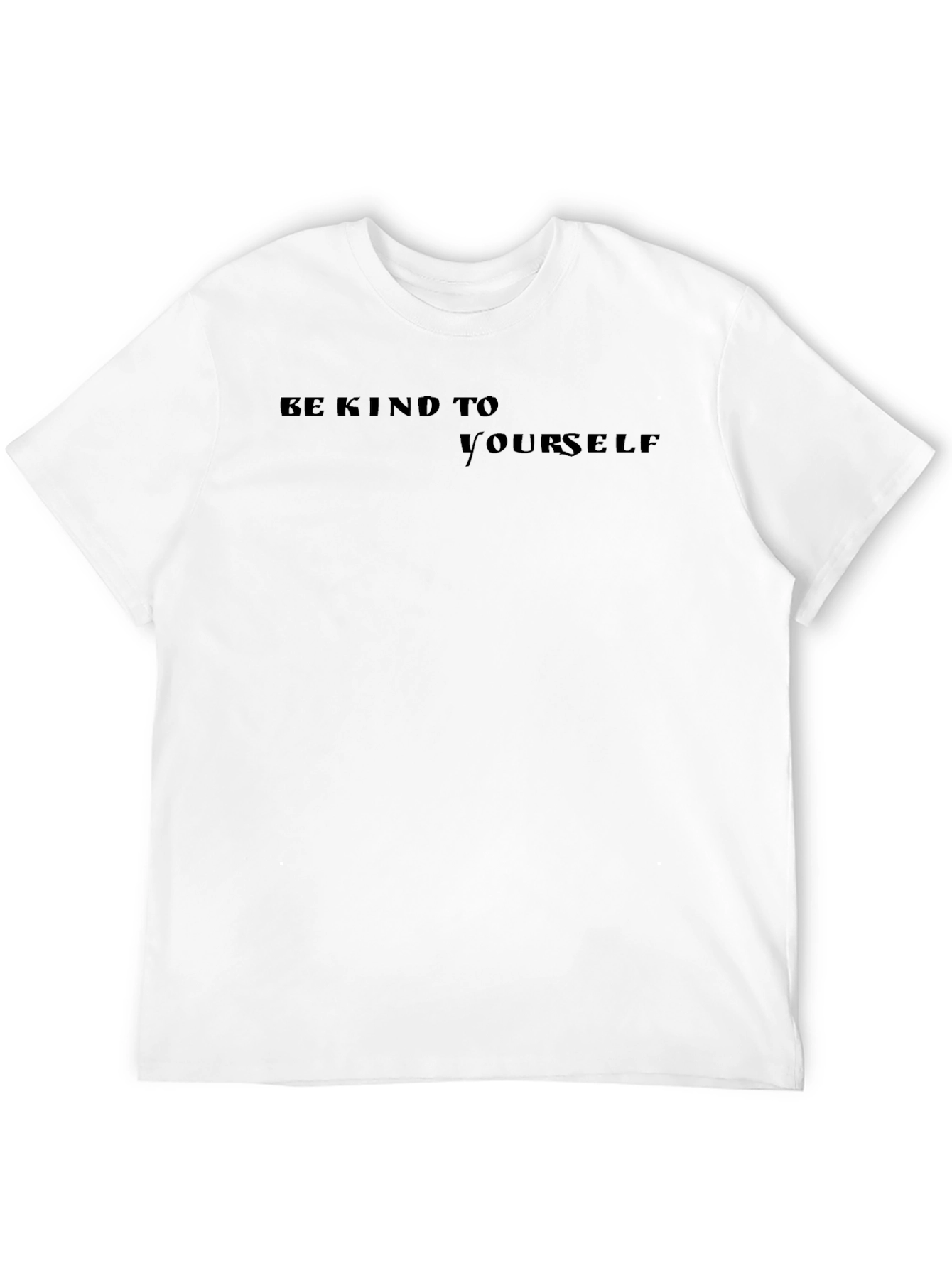 Be Kind to Yourself Black T-Shirt