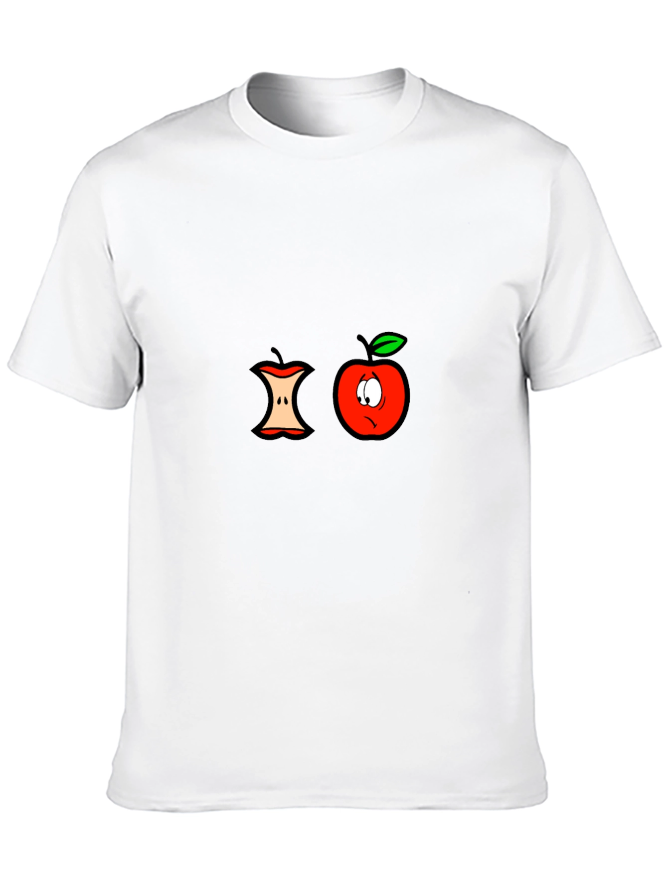 Funny Apple Core Graphic Tee