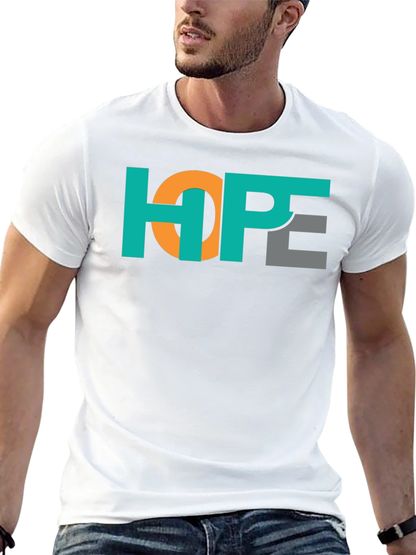 HOPE Graphic Print Black T-Shirt
