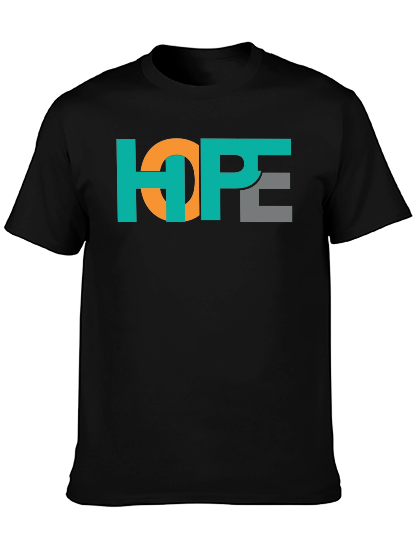 HOPE Graphic Print Black T-Shirt