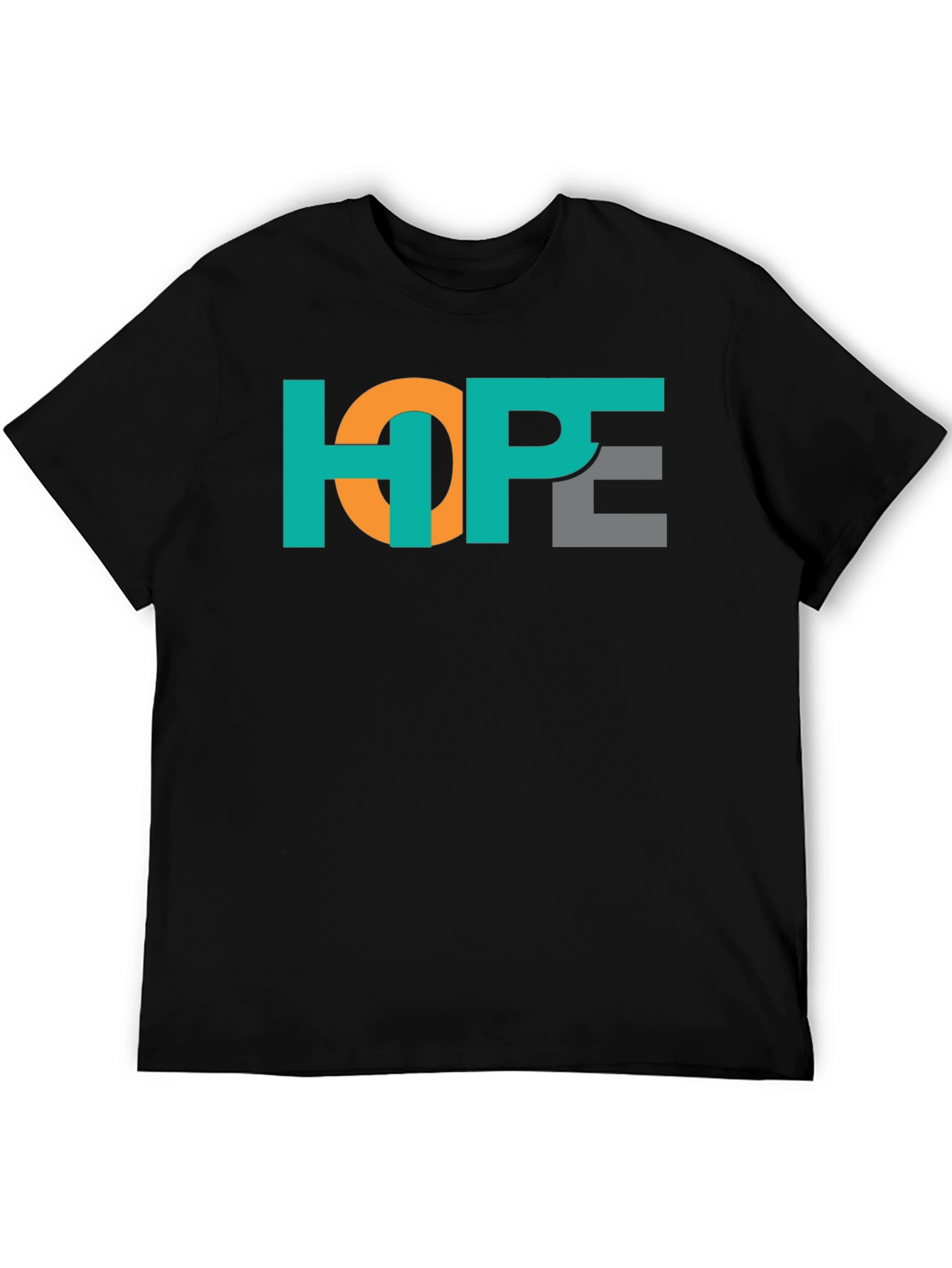 HOPE Graphic Print Black T-Shirt