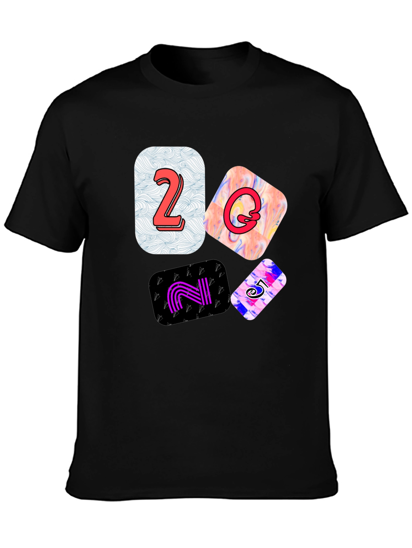 Funky Numbers Graphic Tee - Cool & Stylish