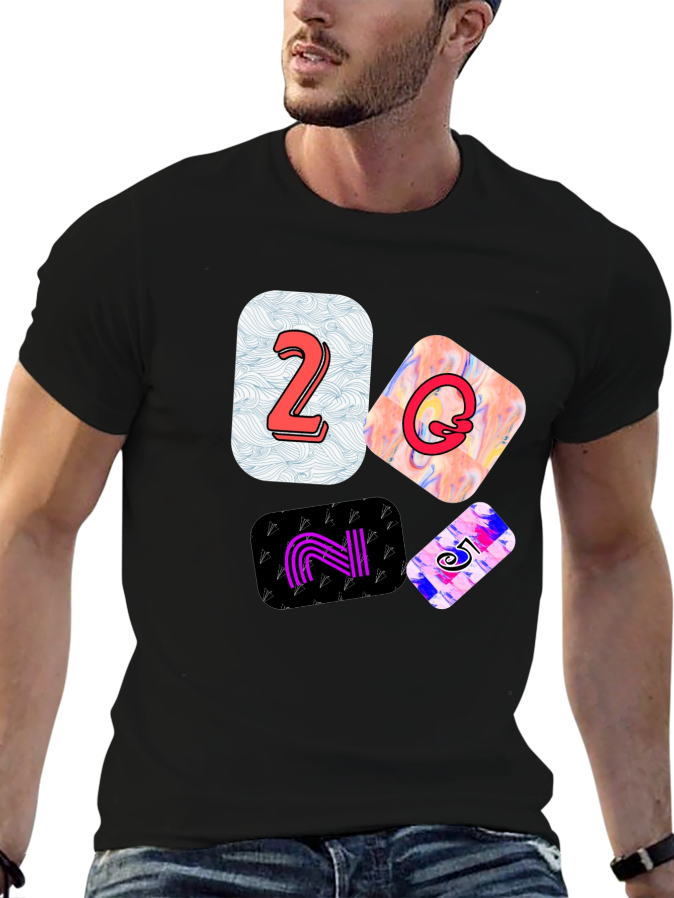 Funky Numbers Graphic Tee - Cool & Stylish