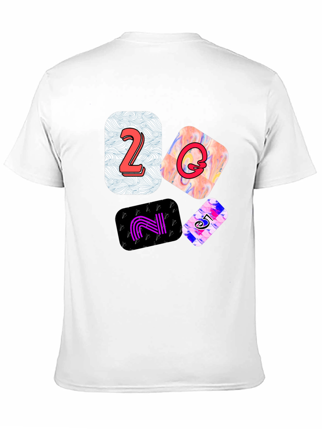 Funky Numbers Graphic Tee - Cool & Stylish