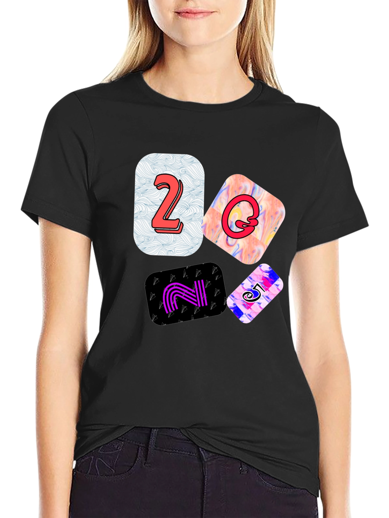 Funky Numbers Graphic Tee - Cool & Stylish