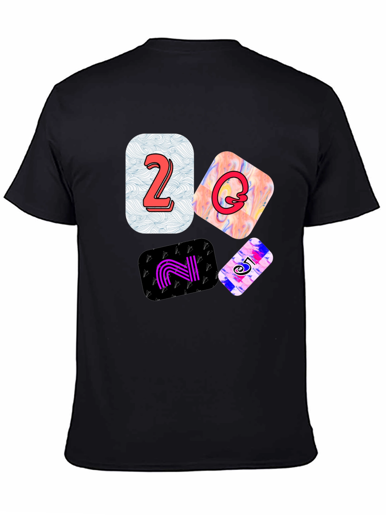 Funky Numbers Graphic Tee - Cool & Stylish