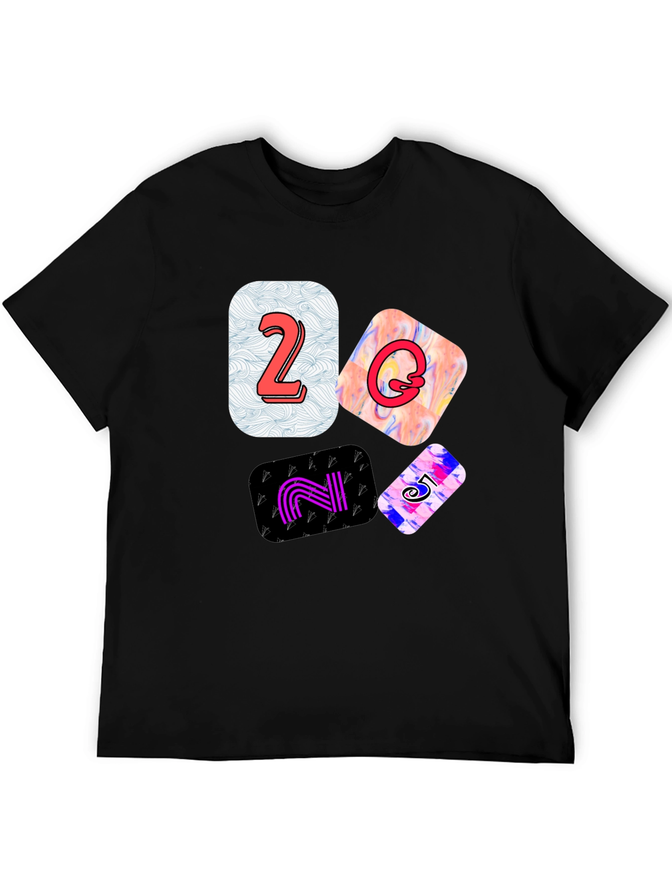 Funky Numbers Graphic Tee - Cool & Stylish