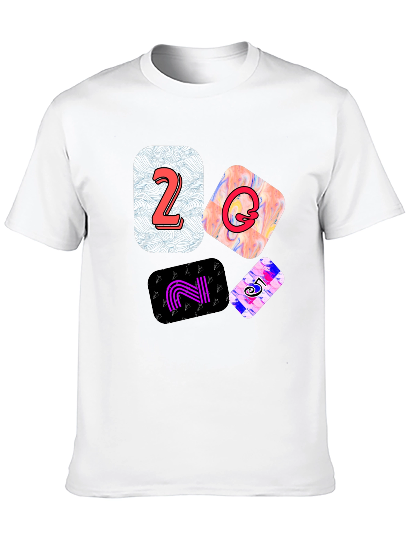 Funky Numbers Graphic Tee - Cool & Stylish