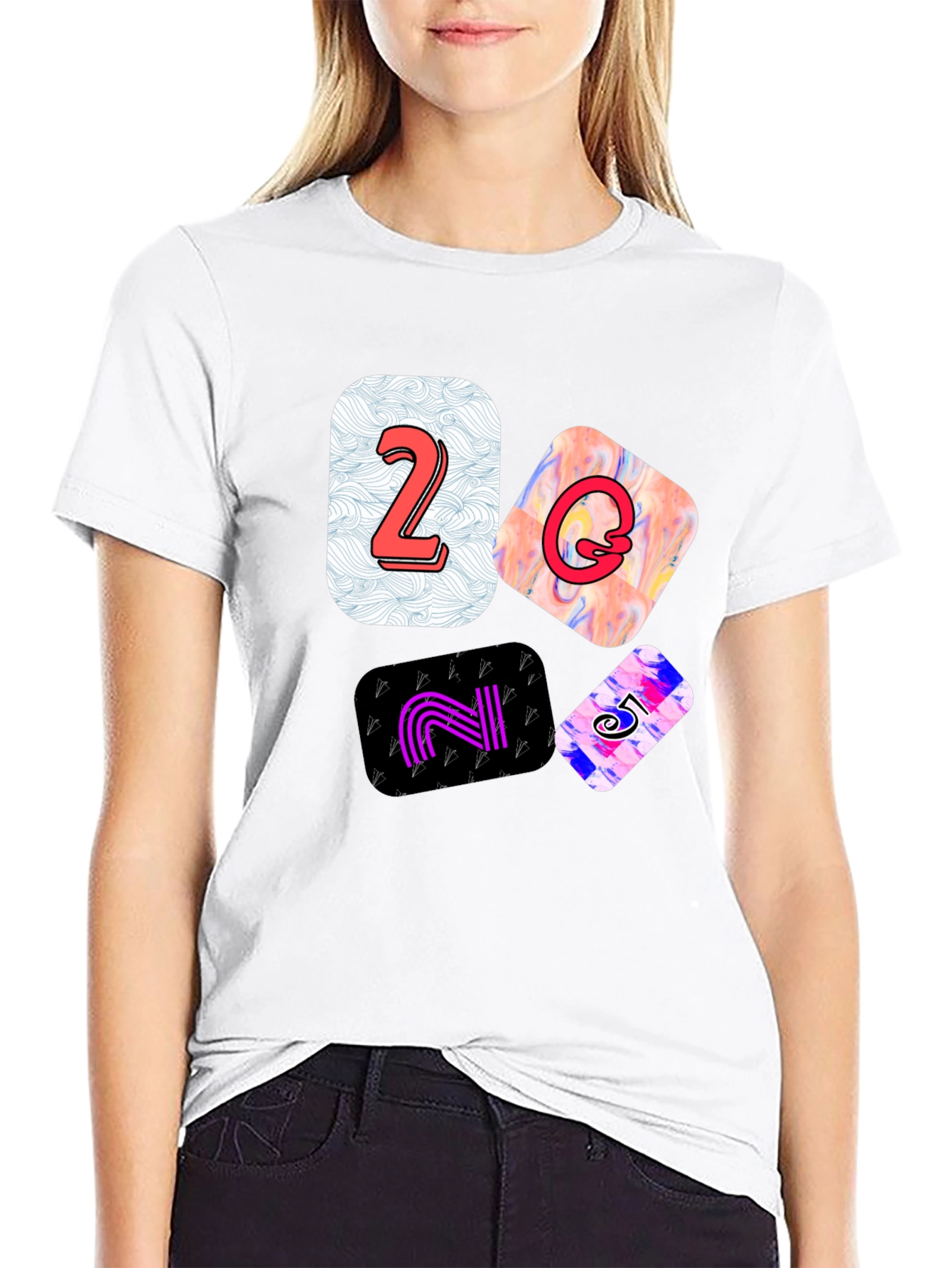 Funky Numbers Graphic Tee - Cool & Stylish