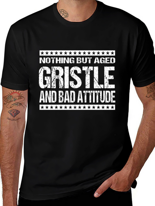 Aged Gristle & Bad Attitude Graphic Tee