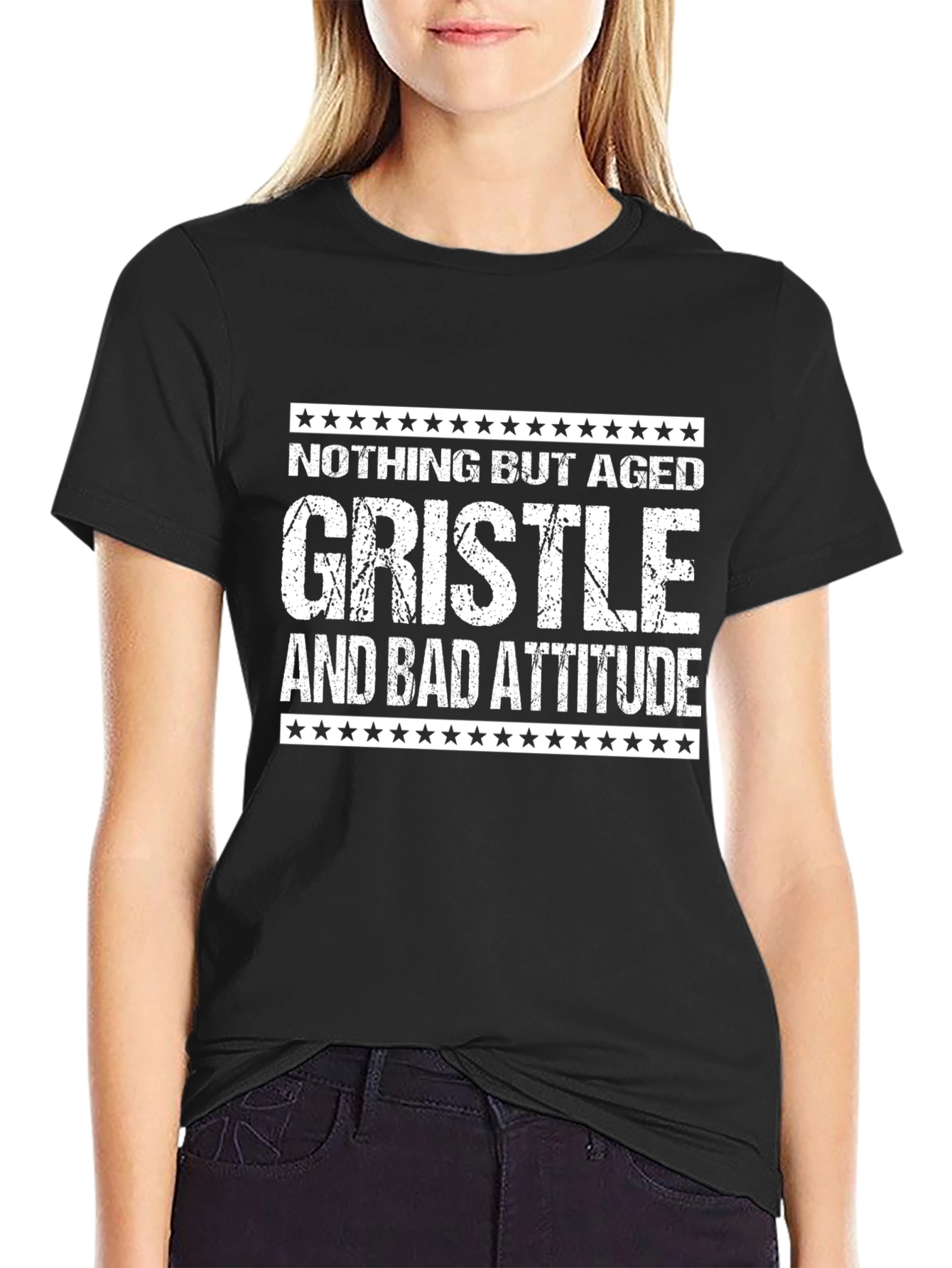 Aged Gristle & Bad Attitude Graphic Tee