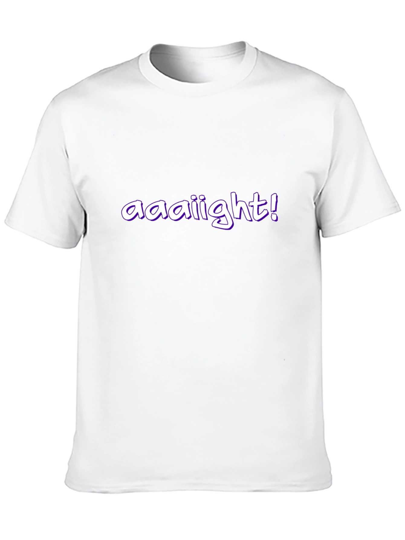 aaaiiight! Graphic Black T-Shirt