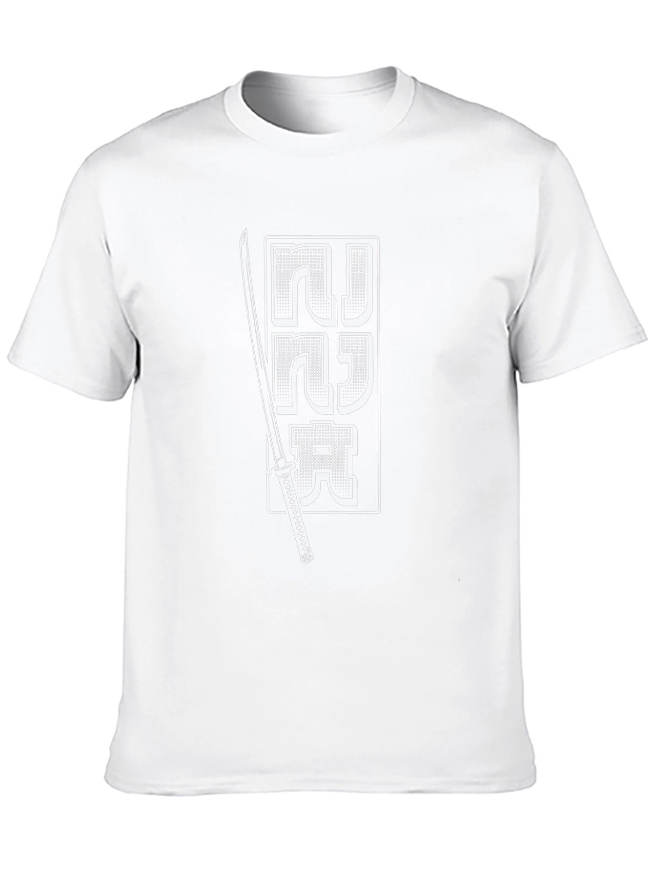 Ninja Sword T-Shirt - Black Cotton Tee
