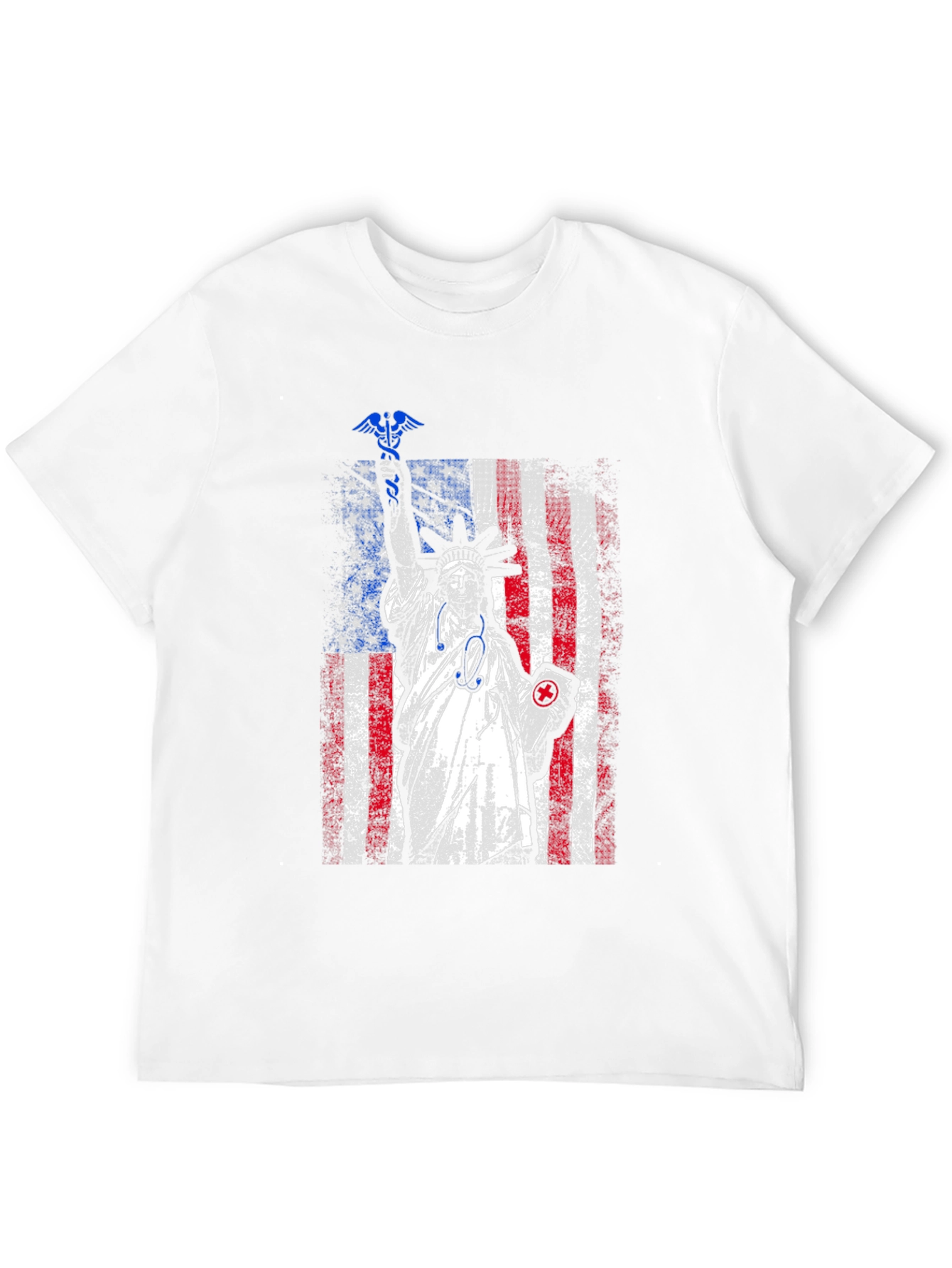 Statue of Liberty Nurse T-Shirt - Patriotic Medical Apparel