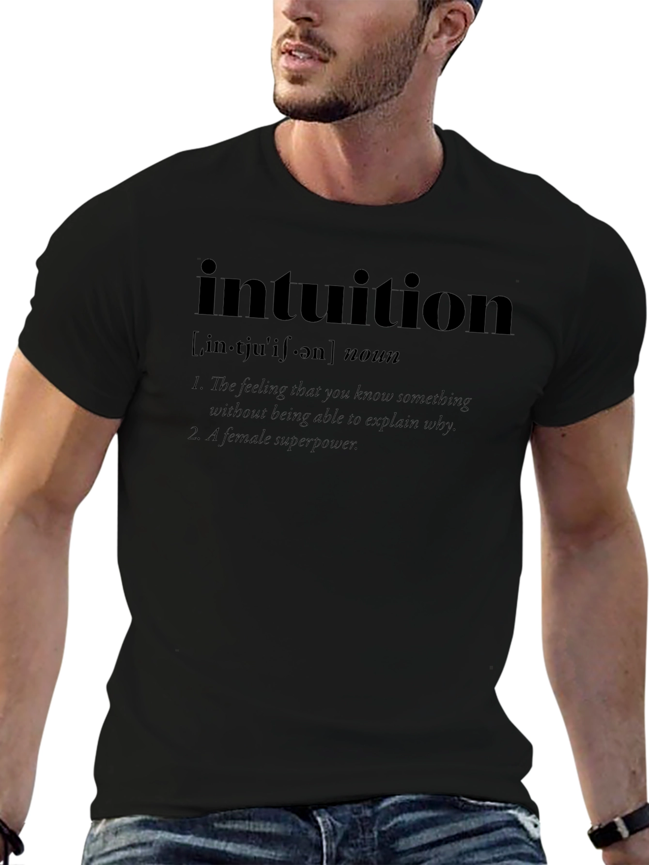 Intuition Definition Black T-Shirt
