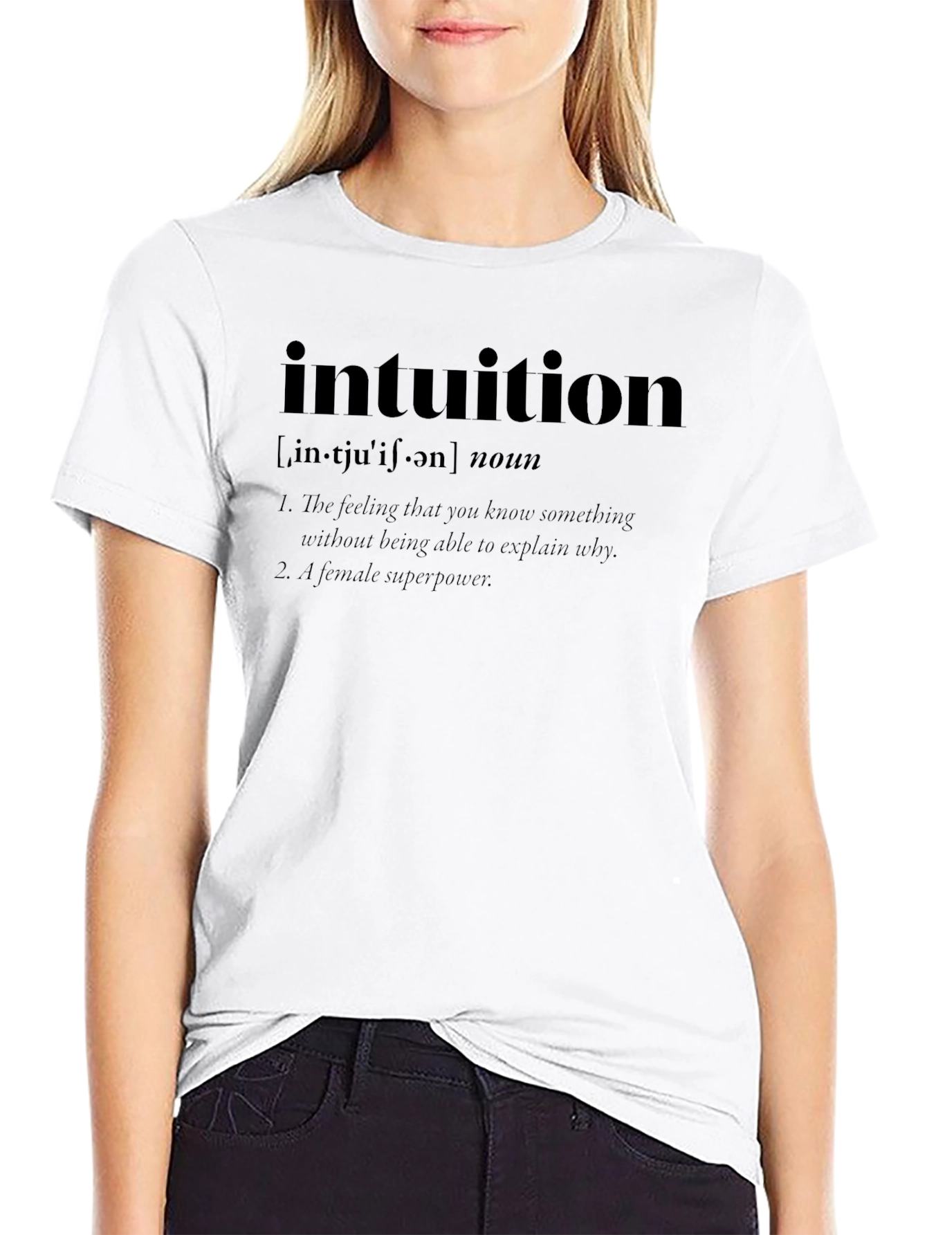 Intuition Definition Black T-Shirt