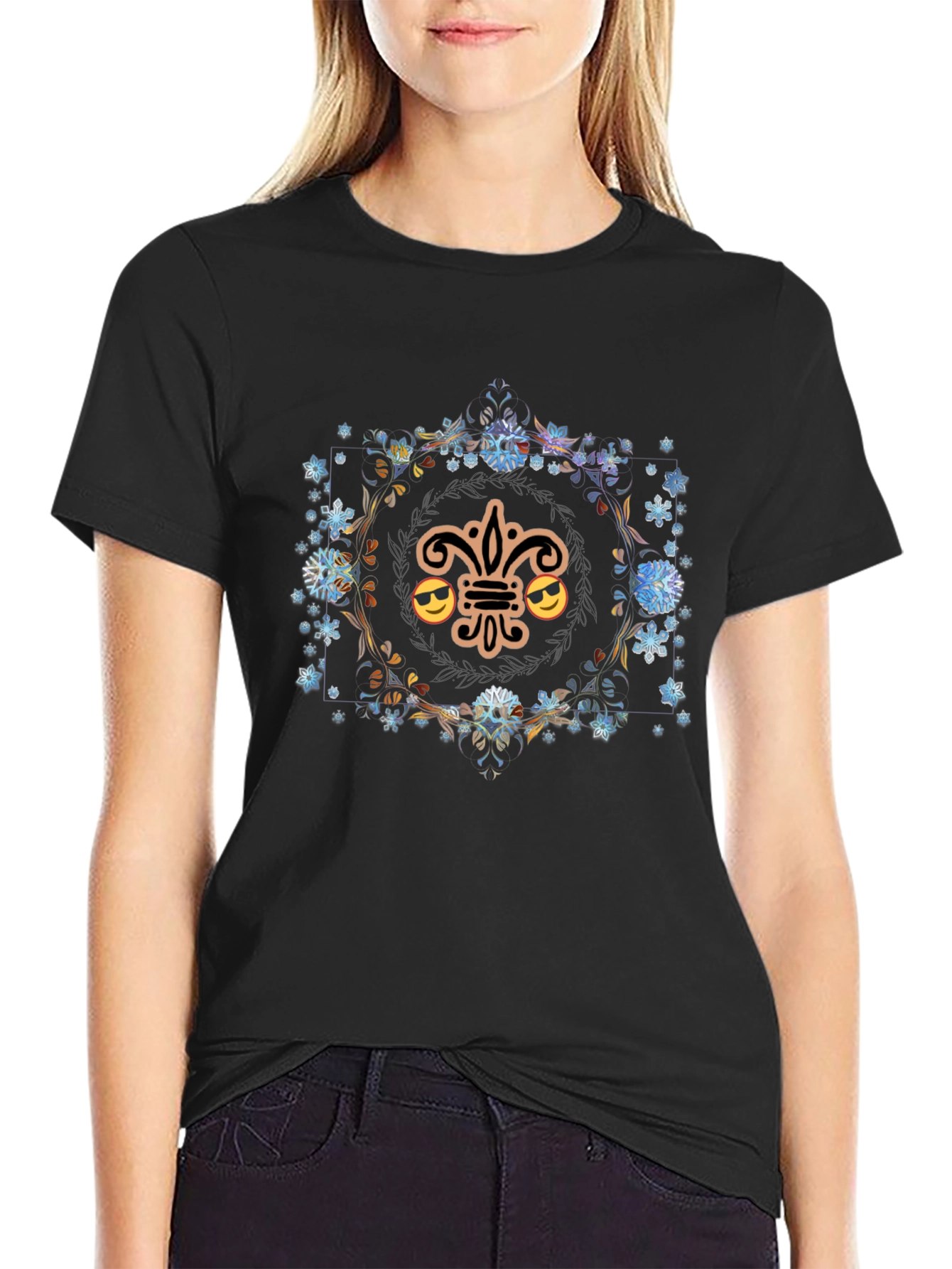 Cool Fleur-de-lis Graphic Tee