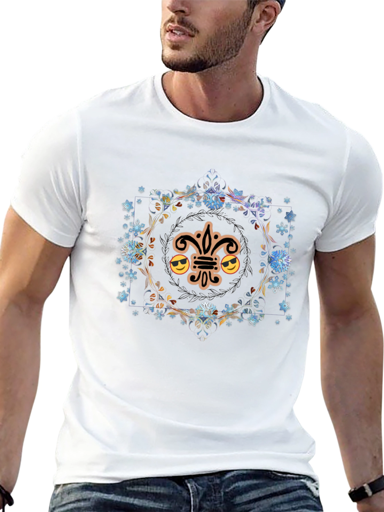 Cool Fleur-de-lis Graphic Tee
