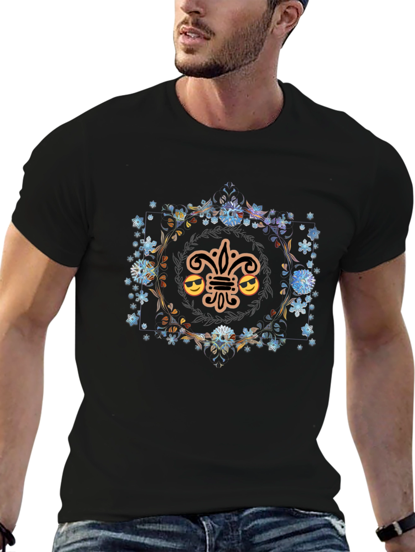 Cool Fleur-de-lis Graphic Tee