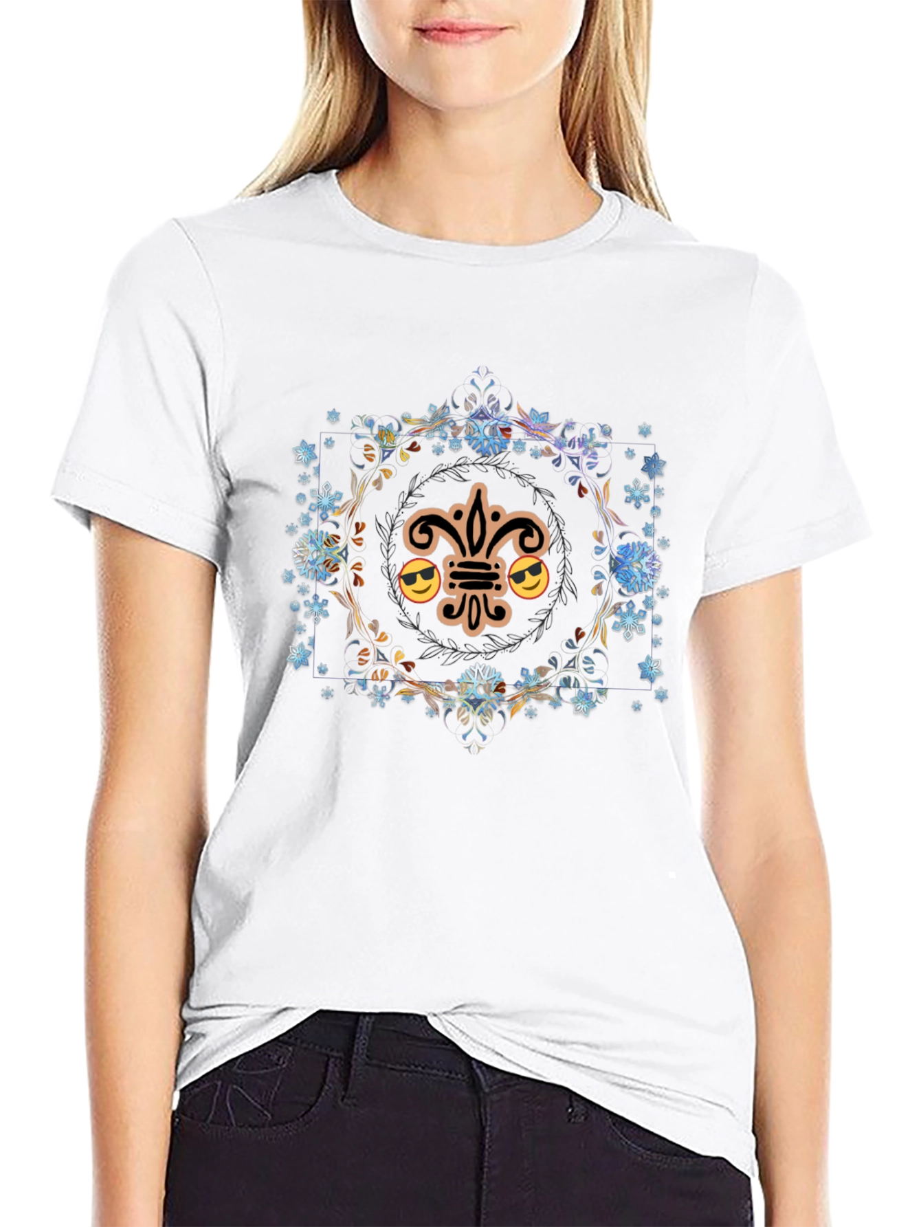 Cool Fleur-de-lis Graphic Tee