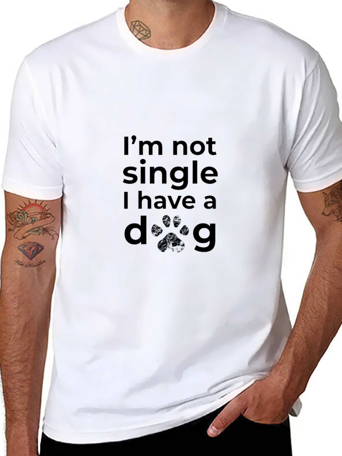 Im Not Single I Have a Dog Tee