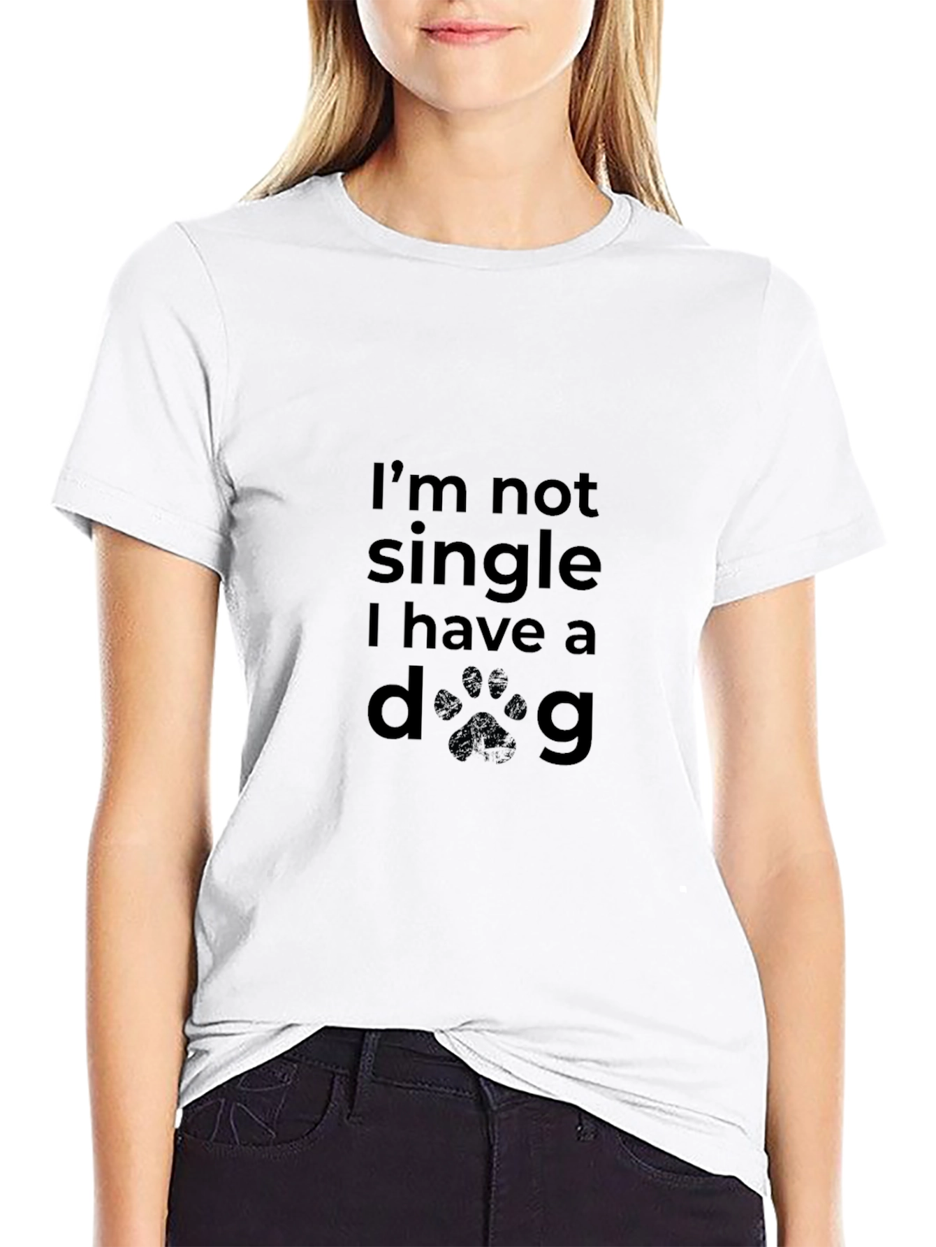 Im Not Single I Have a Dog Tee